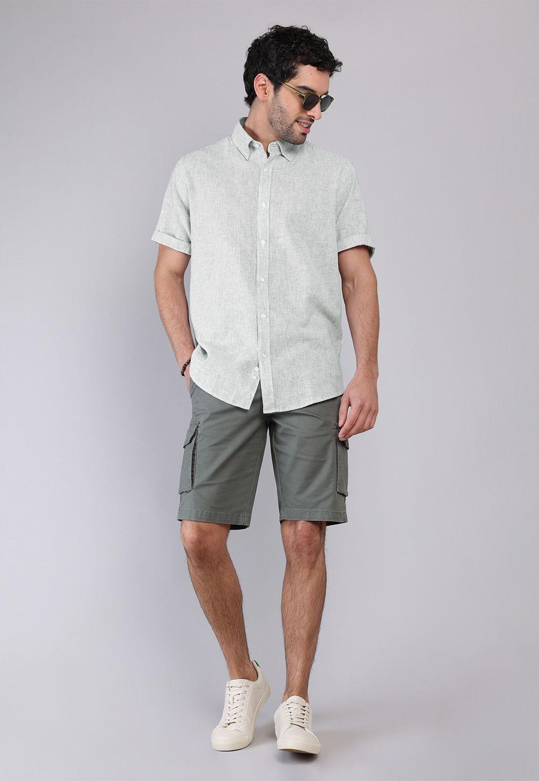 Camisa Lino Algodón Piero Butti PBCVF21VE-3