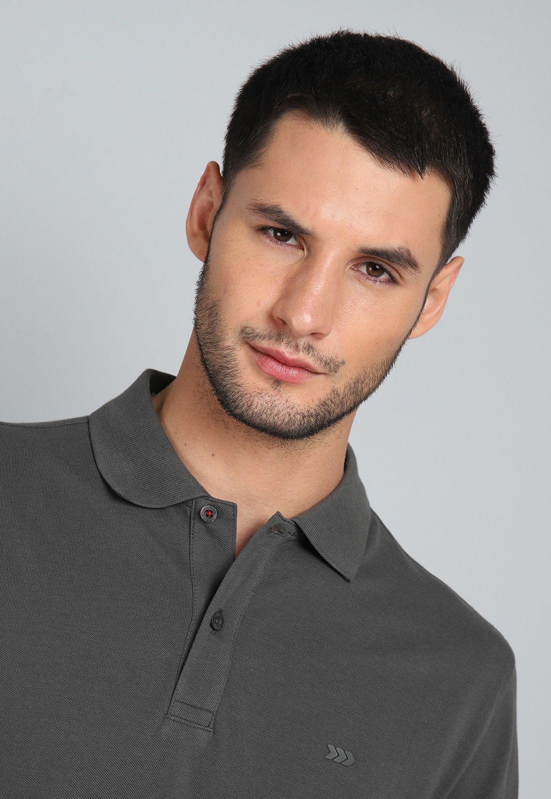 Polera Piqué Manga Larga Arrow PO31011GR-2
