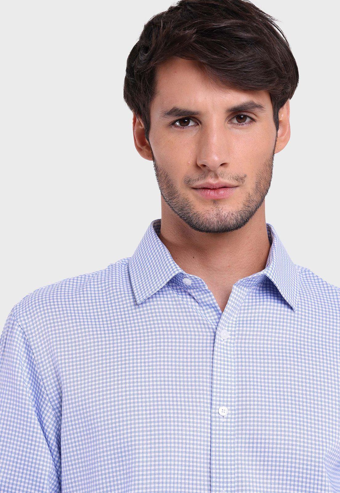 Camisa Formal Spandex Cuadritos Arrow-2