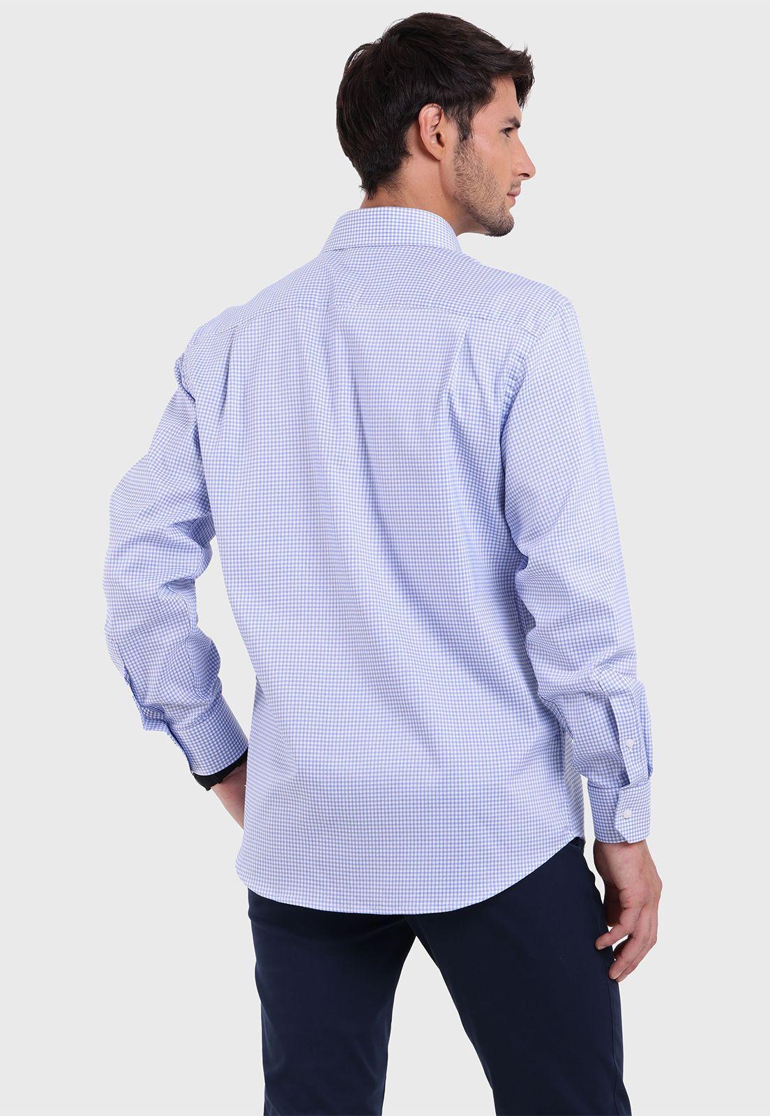 Camisa Formal Spandex Cuadritos Arrow-3