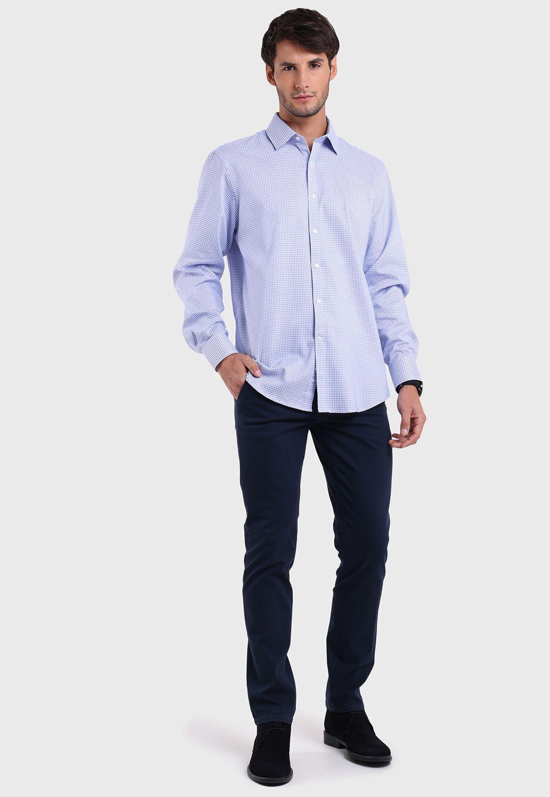 Camisa Formal Spandex Cuadritos Arrow-4