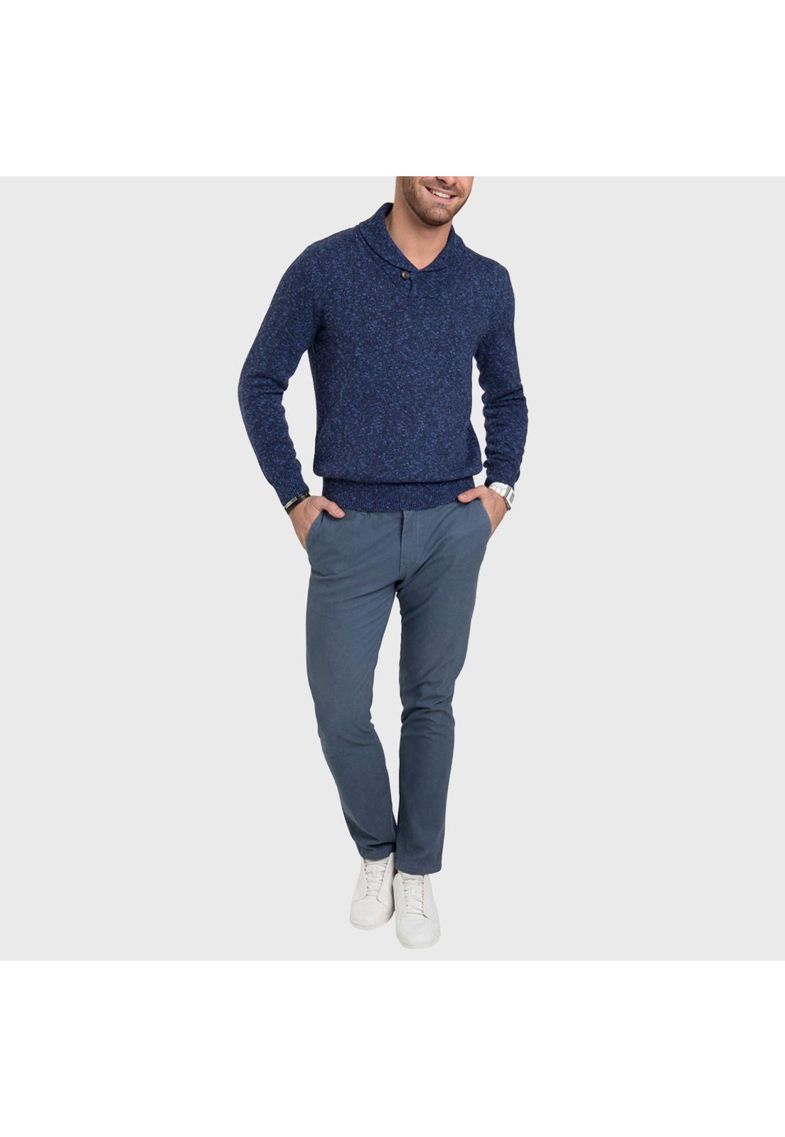 Sweater Cuello Smoking Jaspeado-3