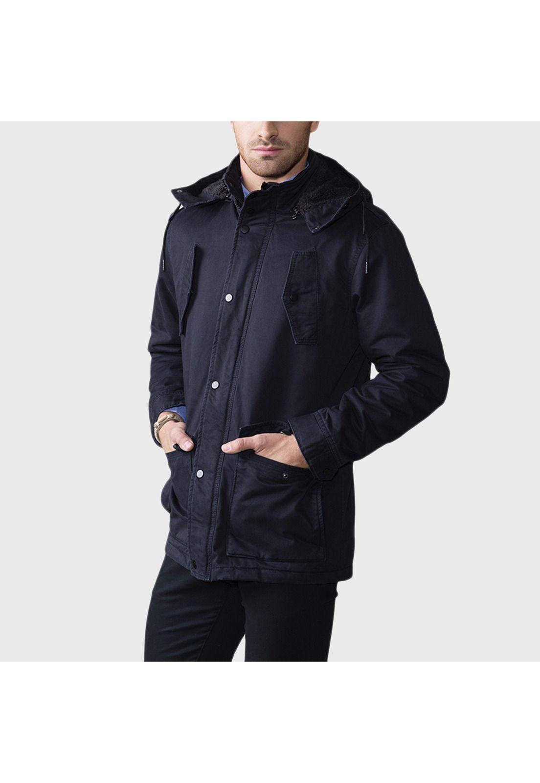 Chaqueta Larga Con Gorro-0