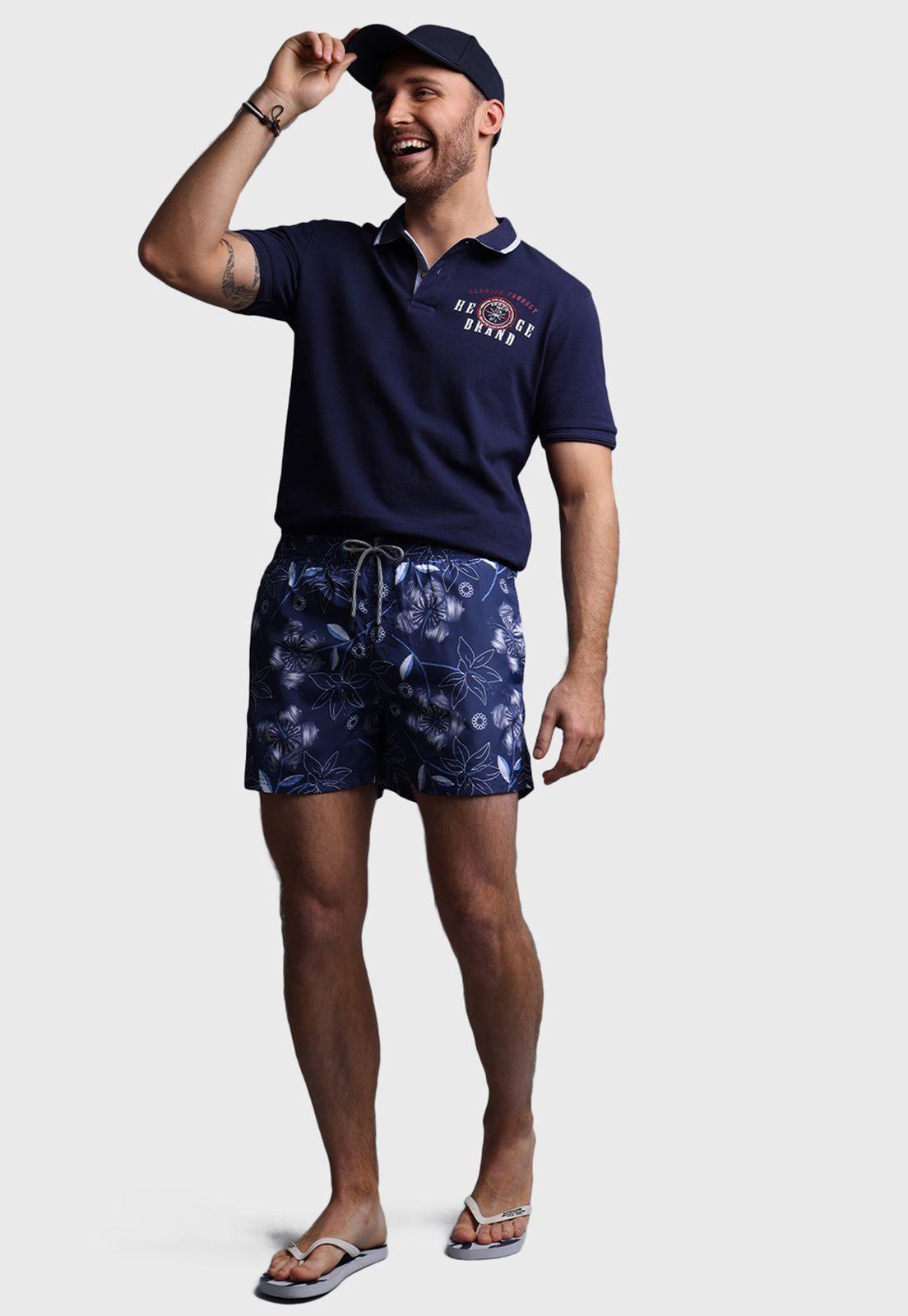 Short De Baño Flores Arrow-0