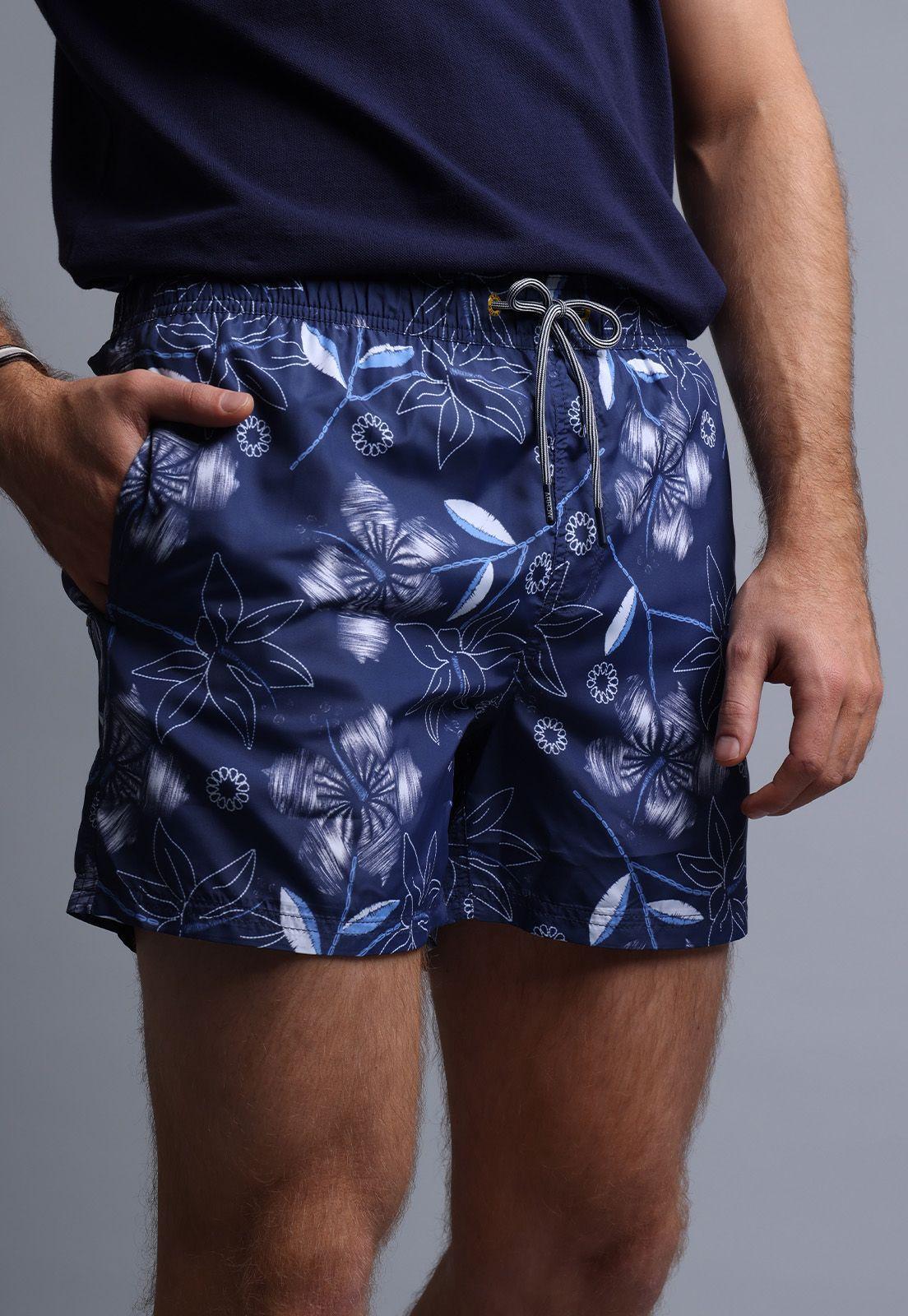 Short De Baño Flores Arrow-1