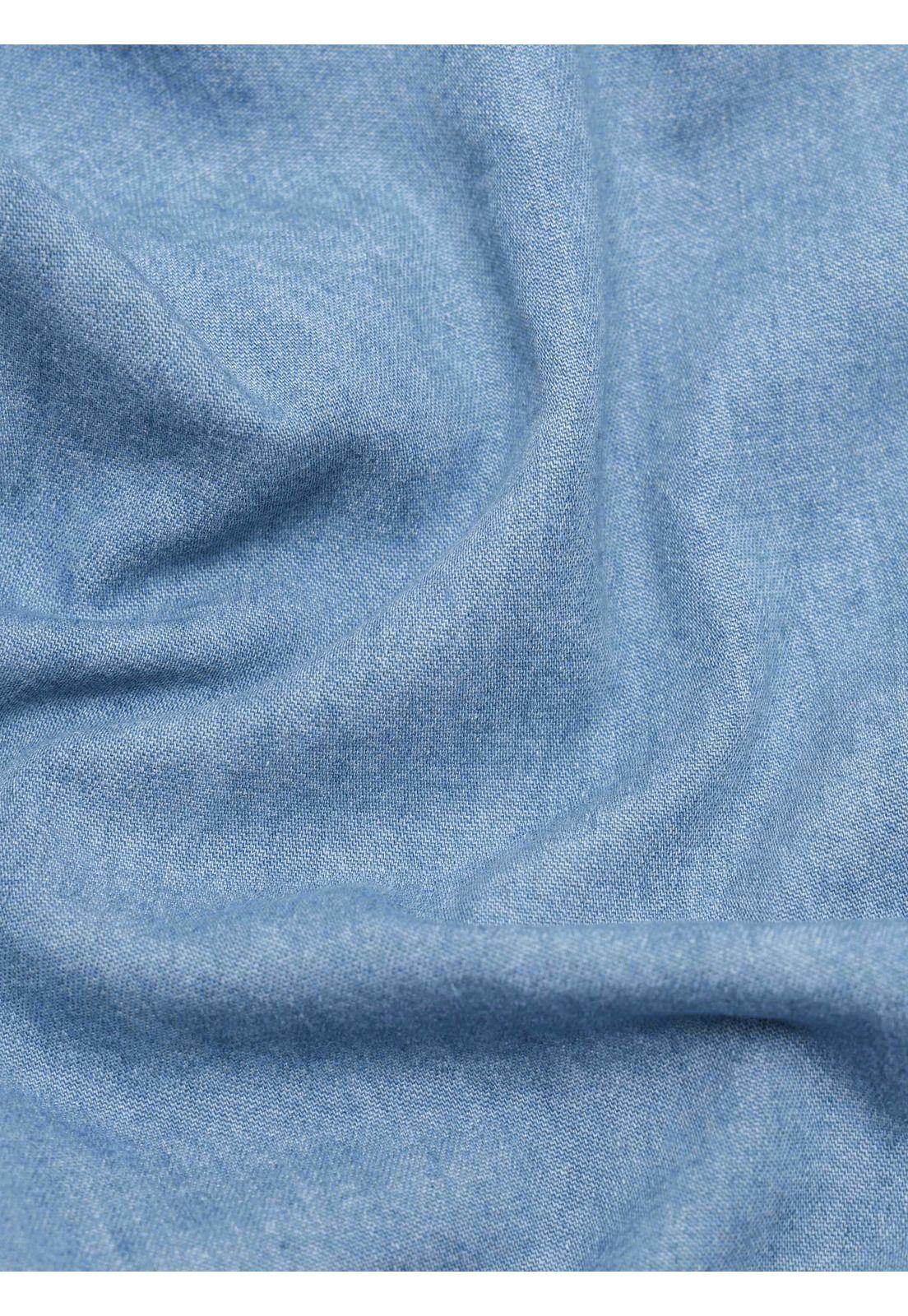 Camisa Denim Regular Fit Celeste Arrow-6