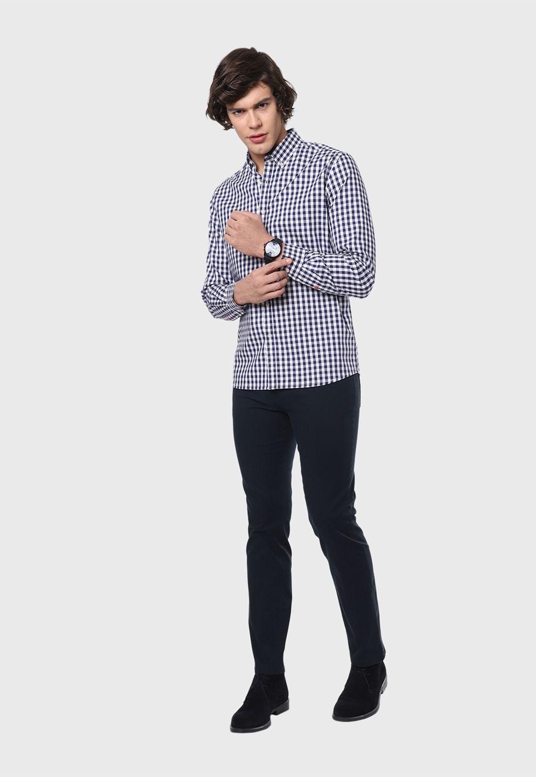 Camisa Oxford A Cuadros Arrow-3