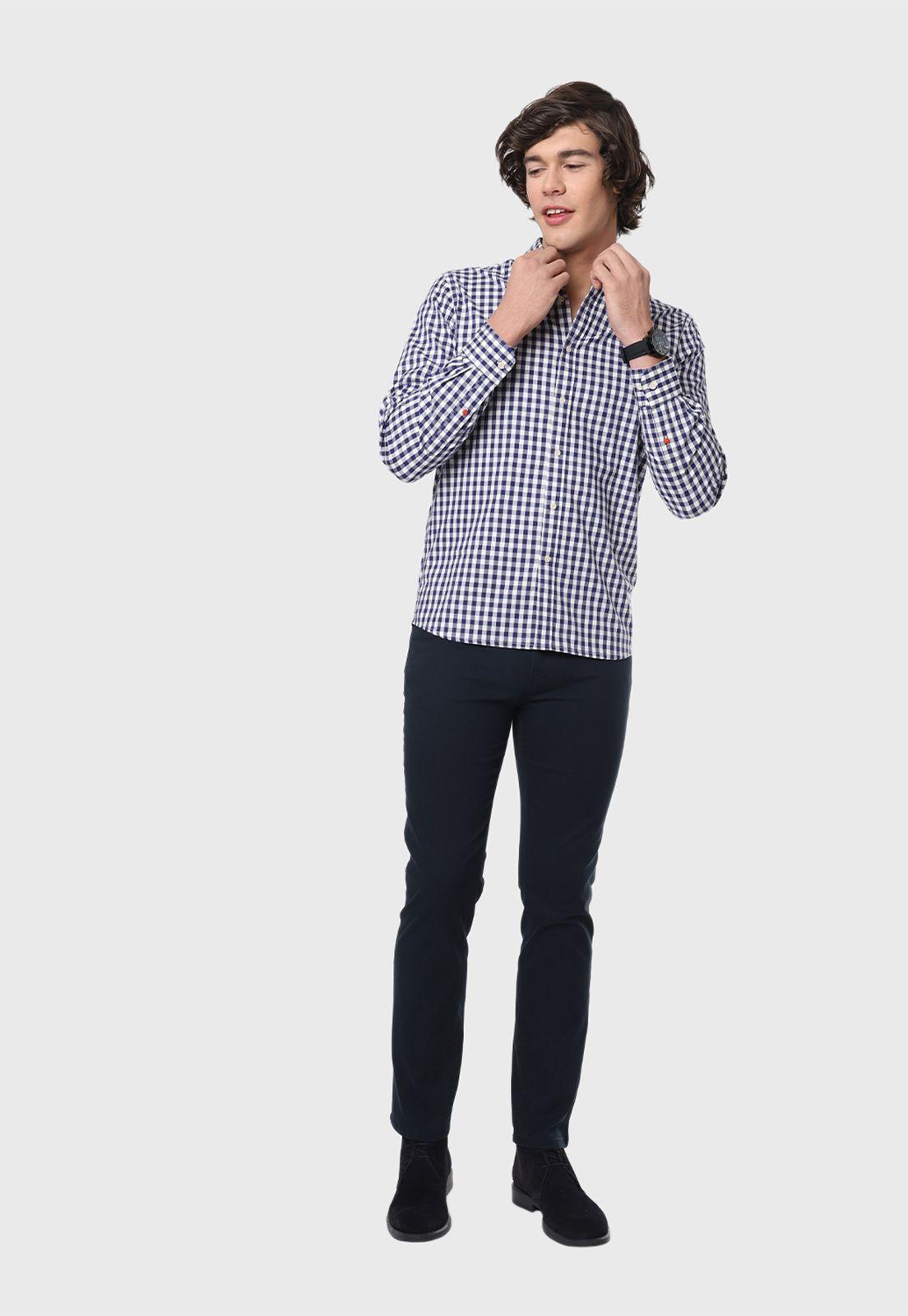 Camisa Oxford A Cuadros Arrow-4