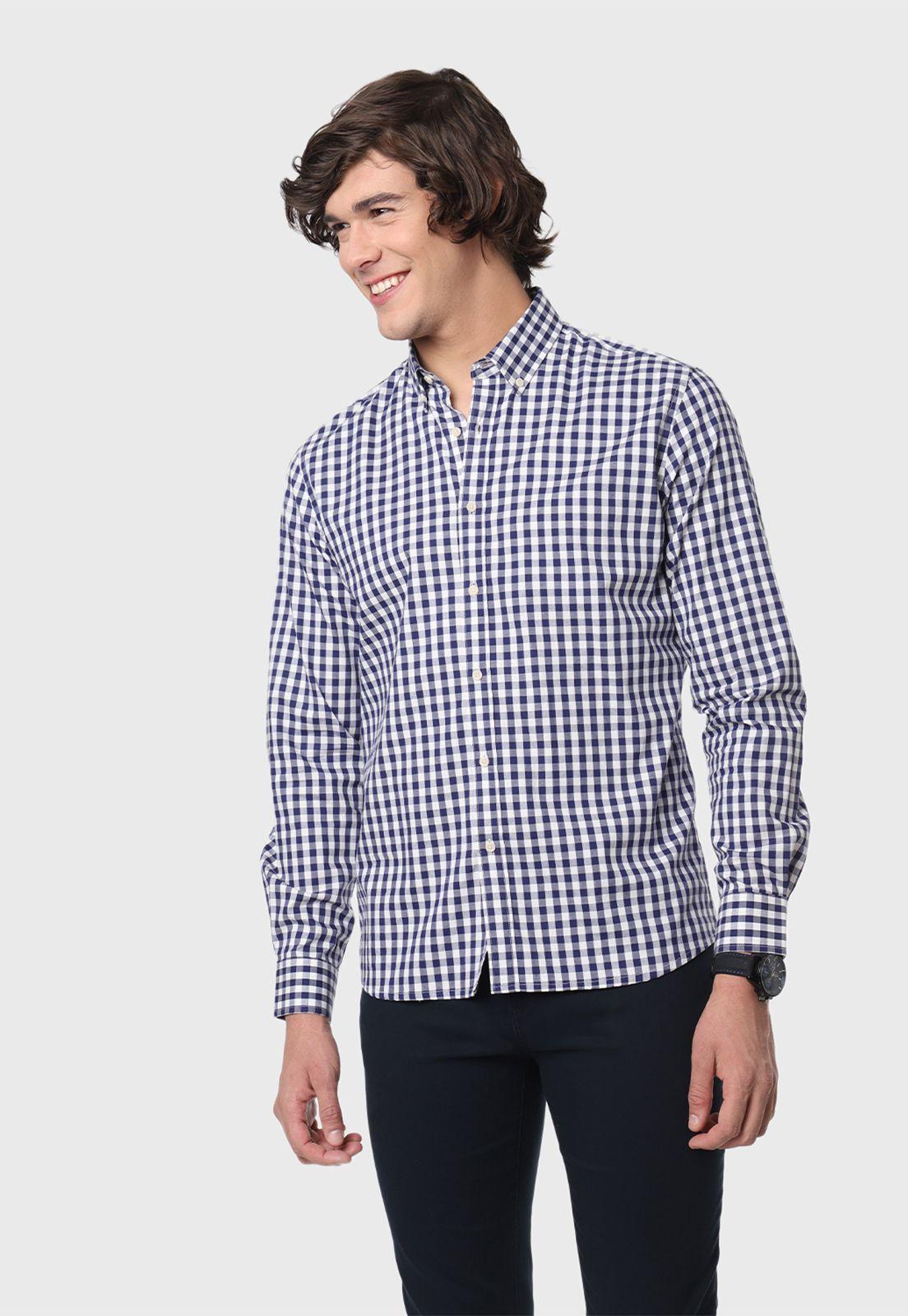 Camisa Oxford A Cuadros Arrow-0