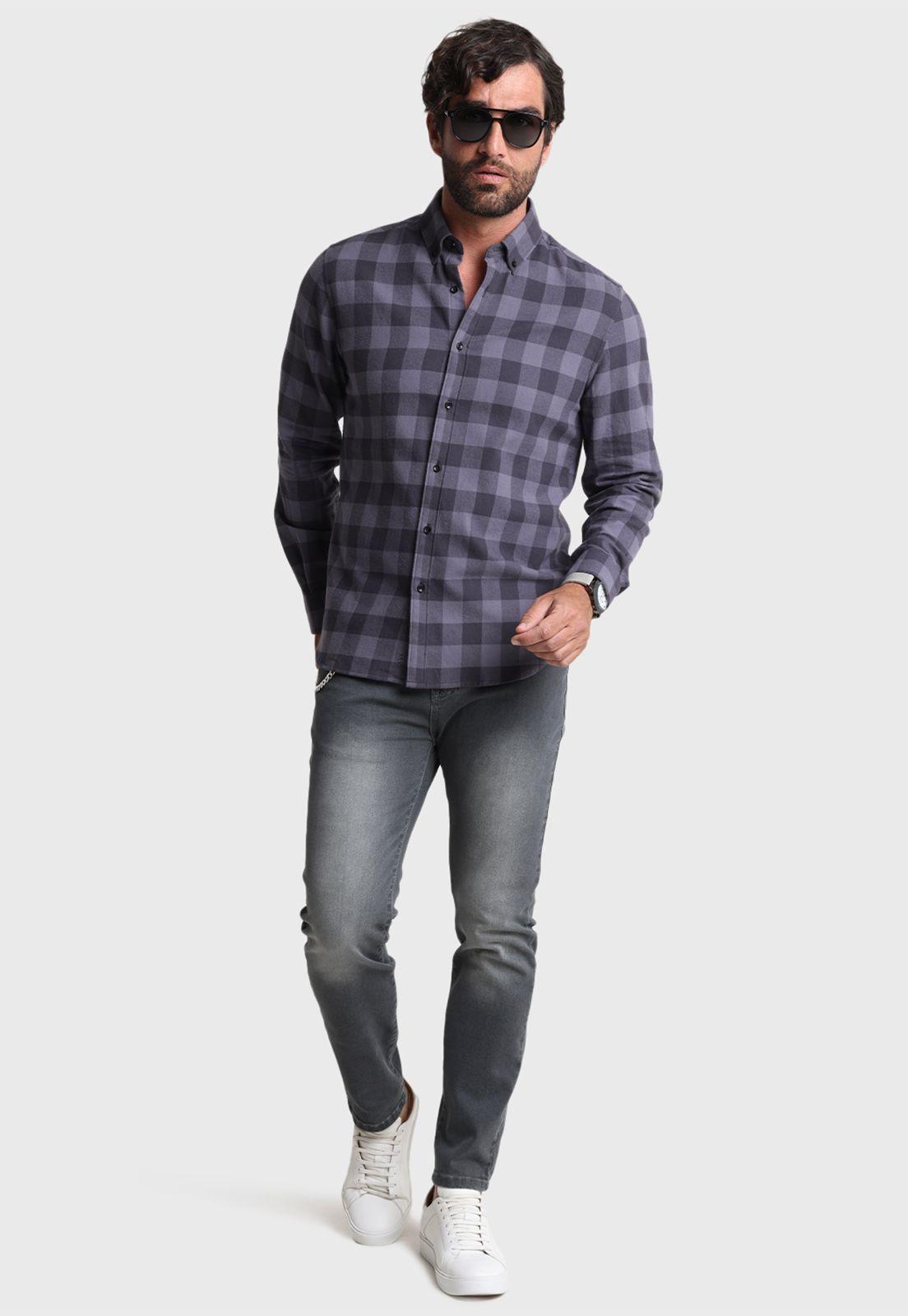 Camisa Cuadros Manga Larga Arrow-4