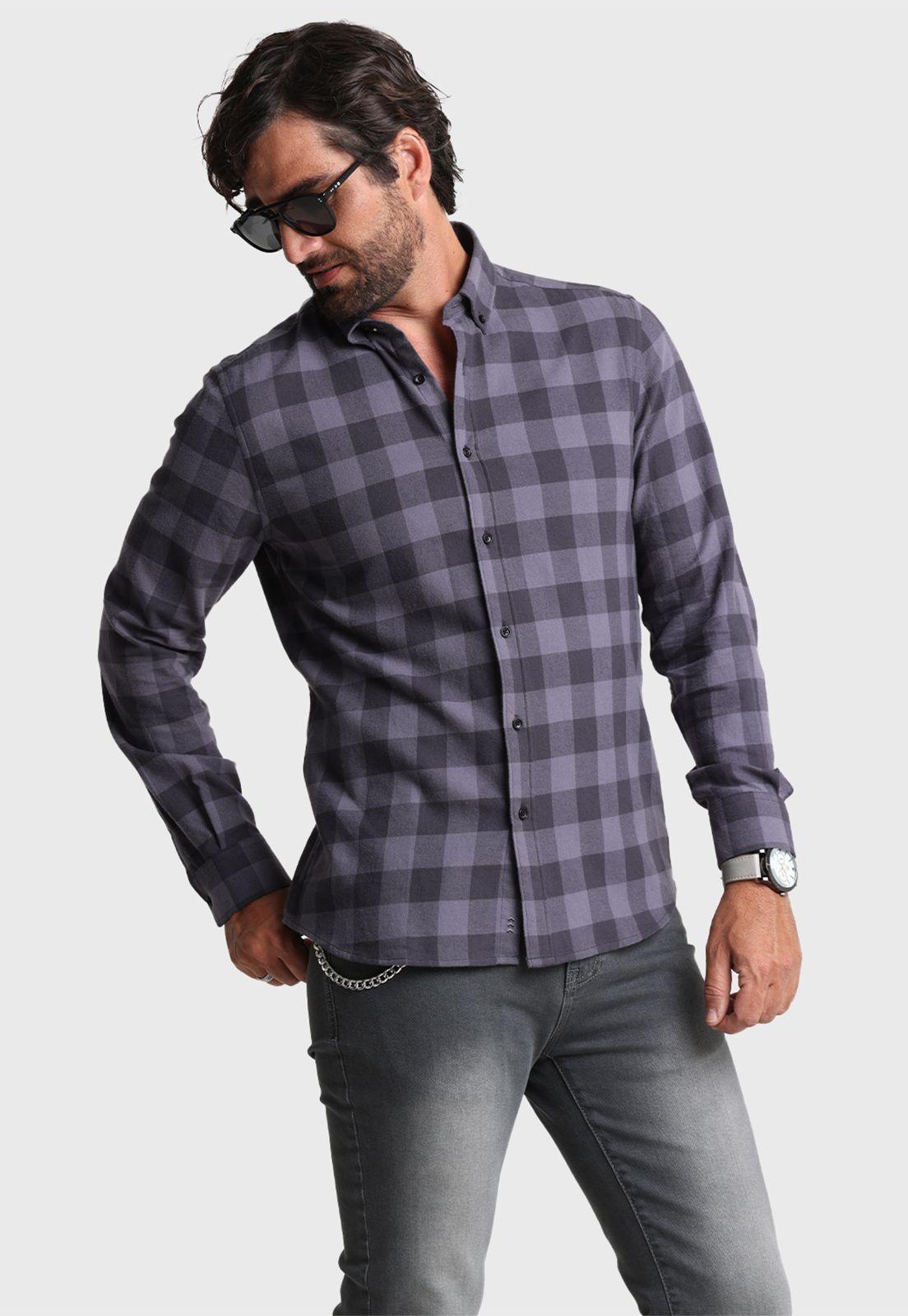 Camisa Cuadros Manga Larga Arrow-0