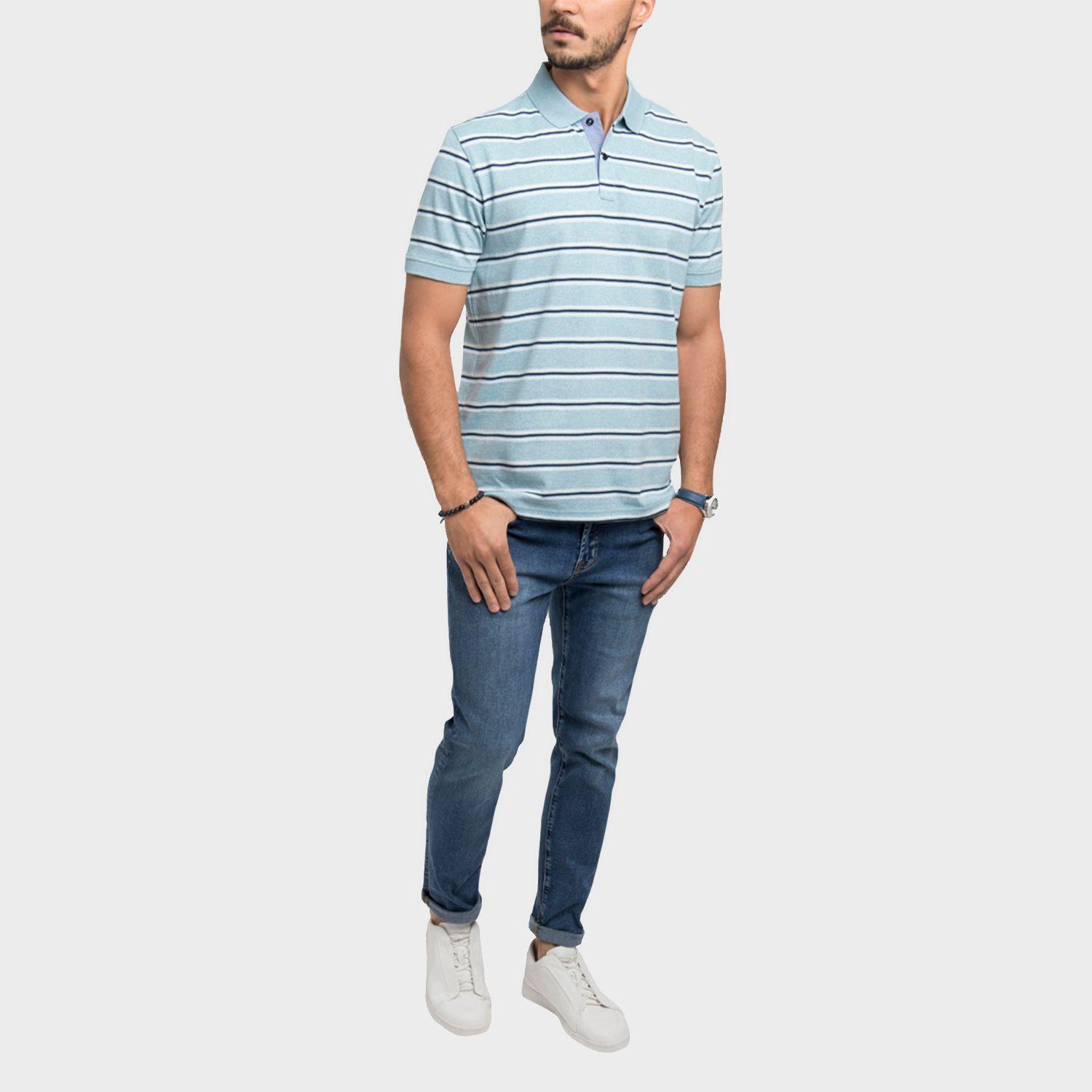 Polera Jersey Rayada Manga Corta-3