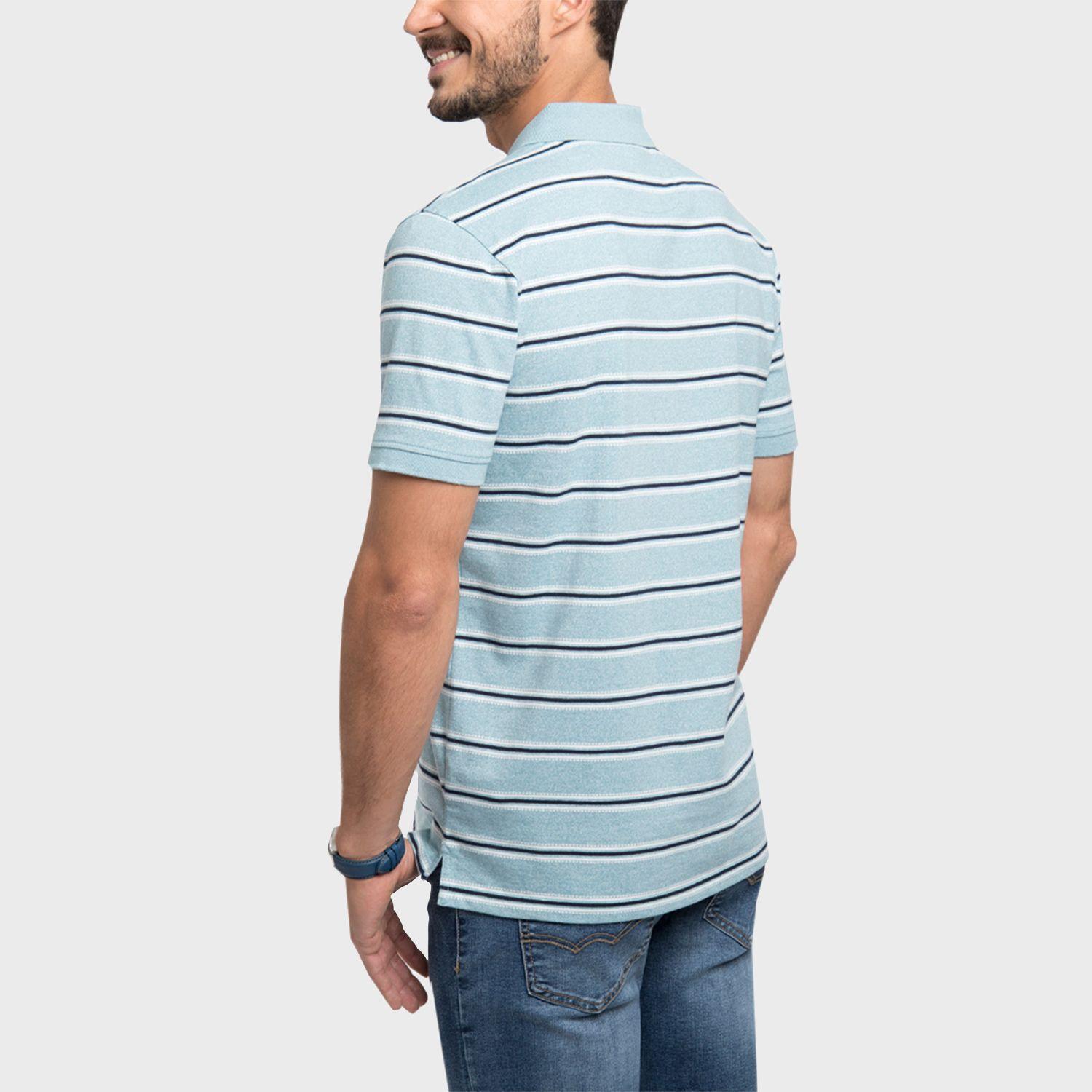 Polera Jersey Rayada Manga Corta-1