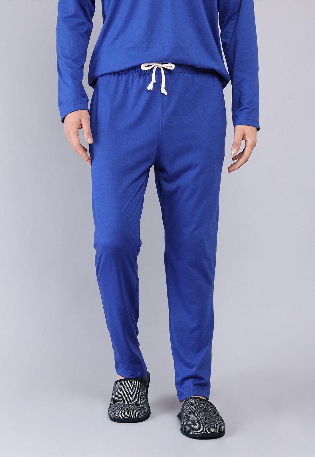 Pijama Largo Cuello V Arrow P1I3121AZ-4