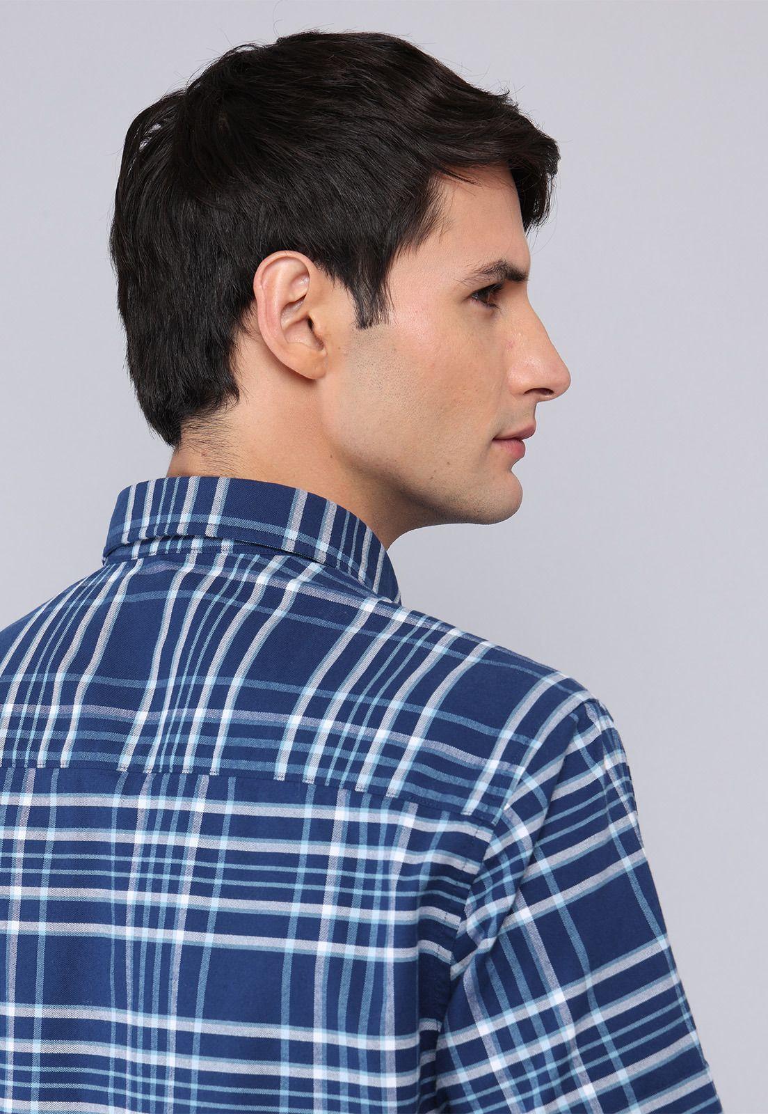 Camisa Diseño Cuadros Arrow CM32021AZ-5