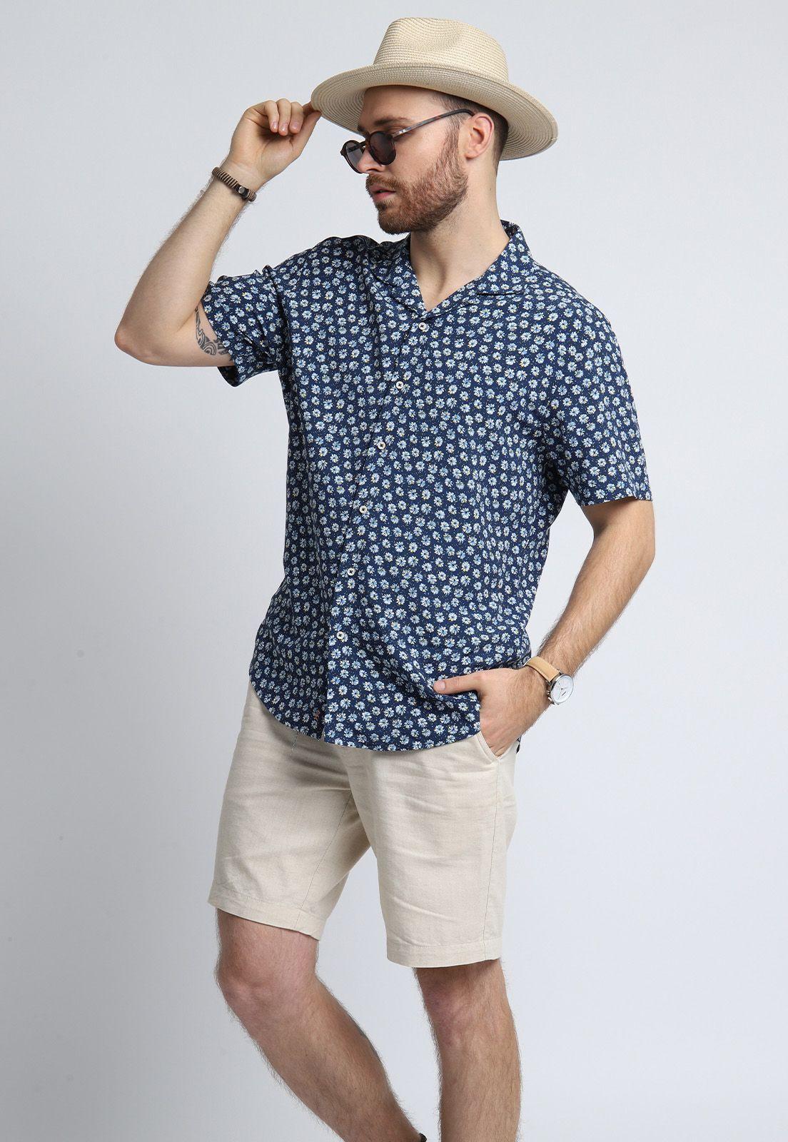 Camisa Viscosa Floreada Arrow-0