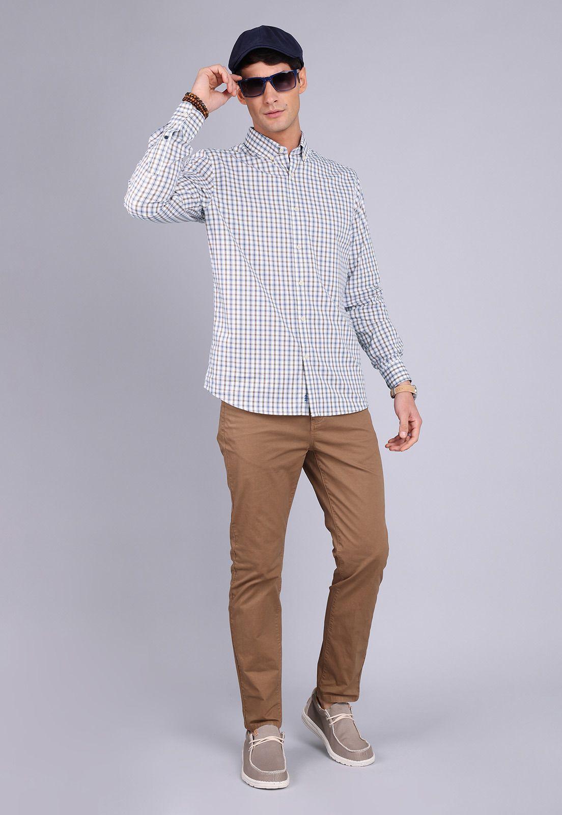 Camisa Cuadros Manga Larga Arrow CM3013SCM-2