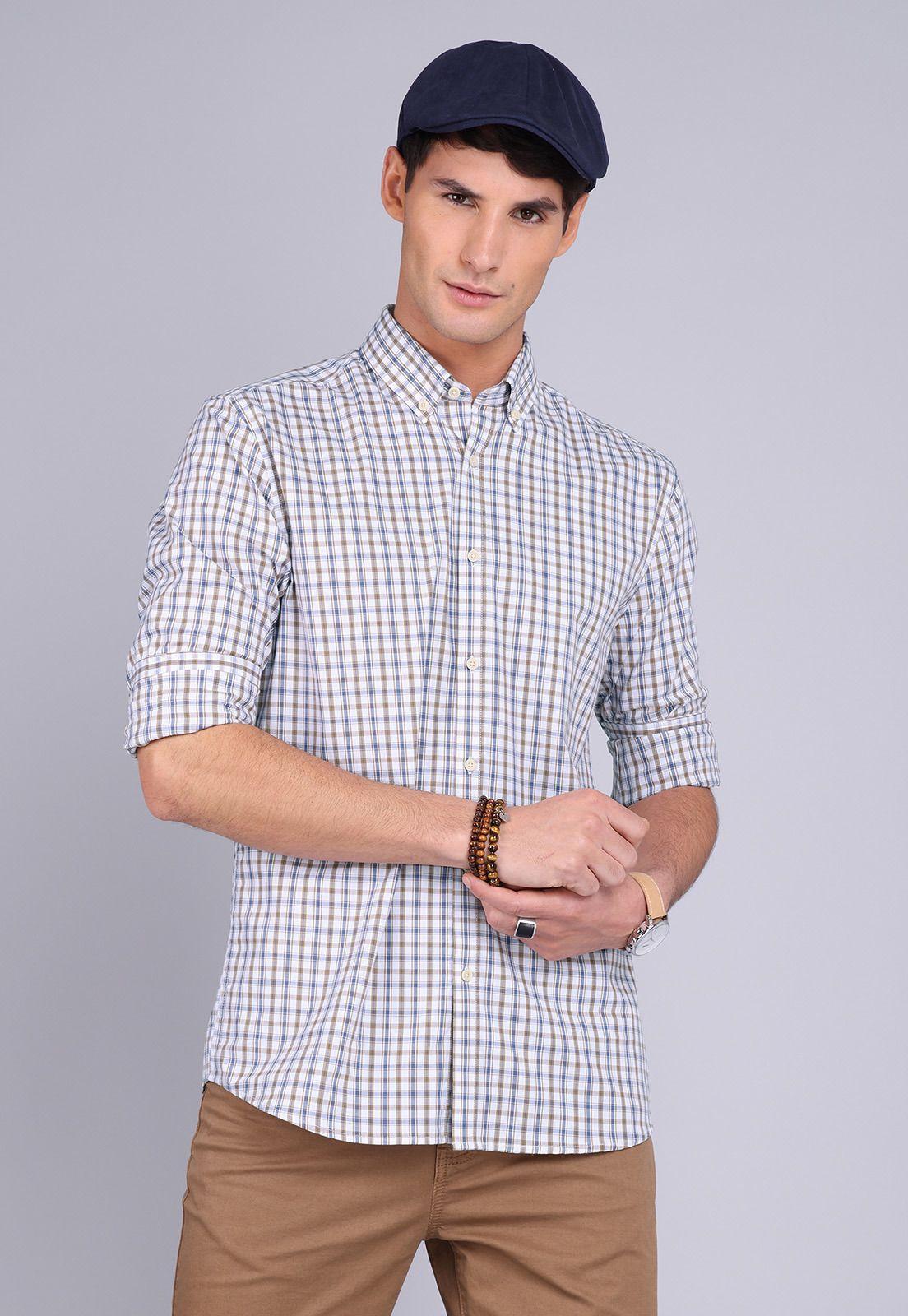 Camisa Cuadros Manga Larga Arrow CM3013SCM-4