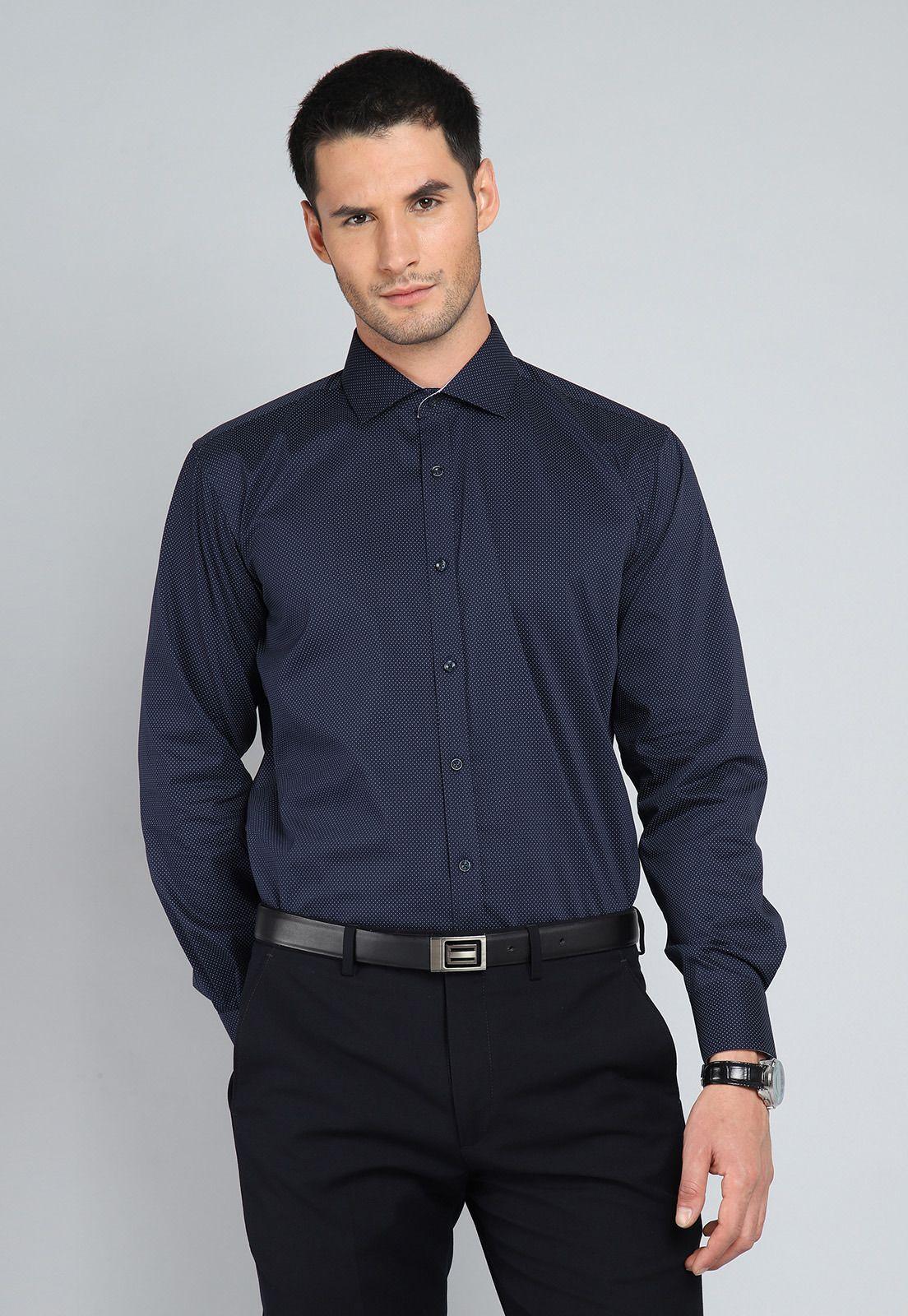 Camisa Formal Print Spandex Arrow ARM0310AZ-0