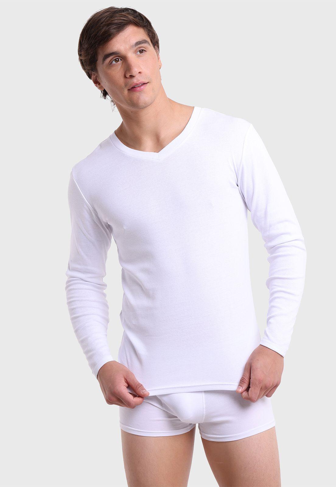 Camiseta Bipack Cuello V Arrow CT23205BL-1
