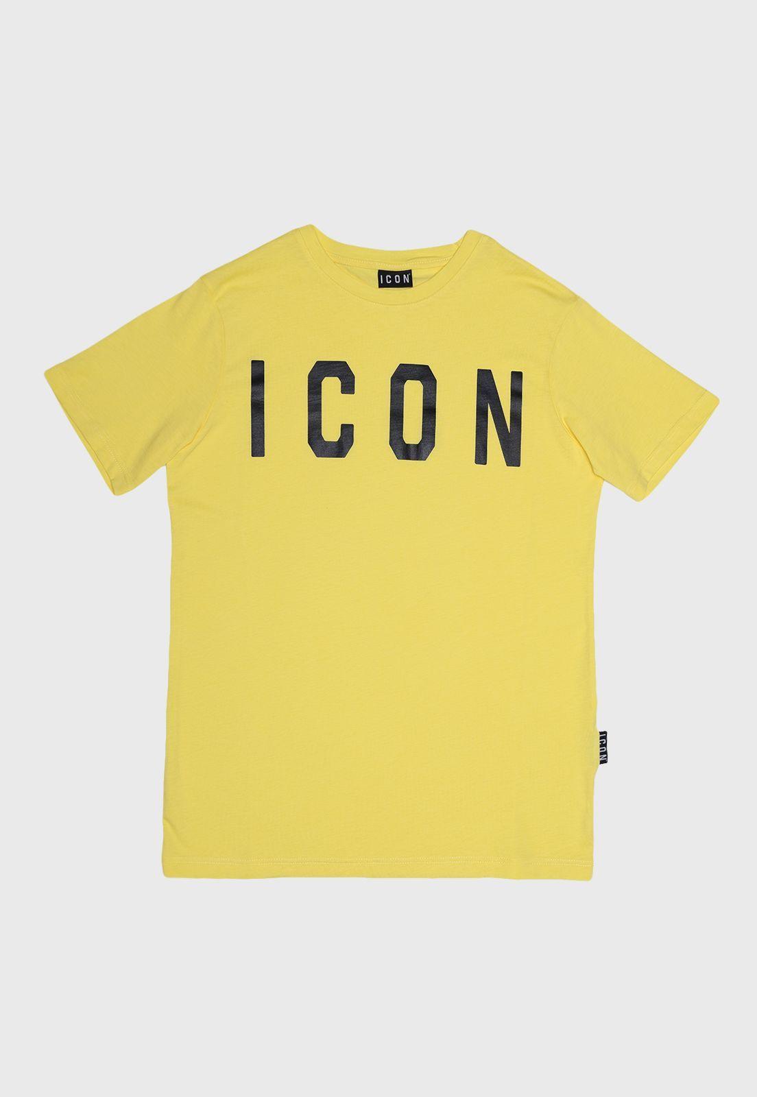 Polera Manga Corta Estampada Hombre Icon-0