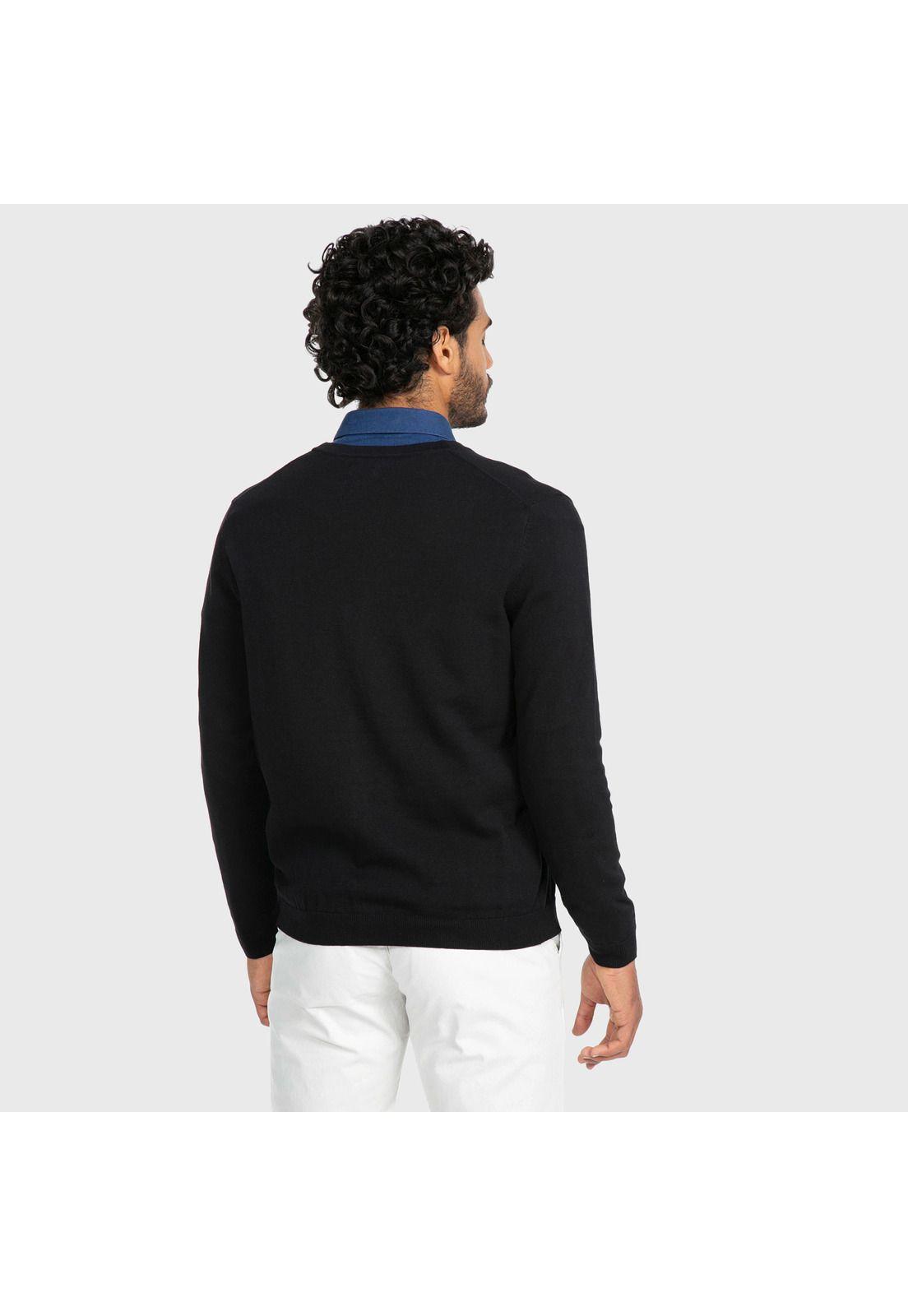 Cardigan Arrow Manga Larga Melange-1