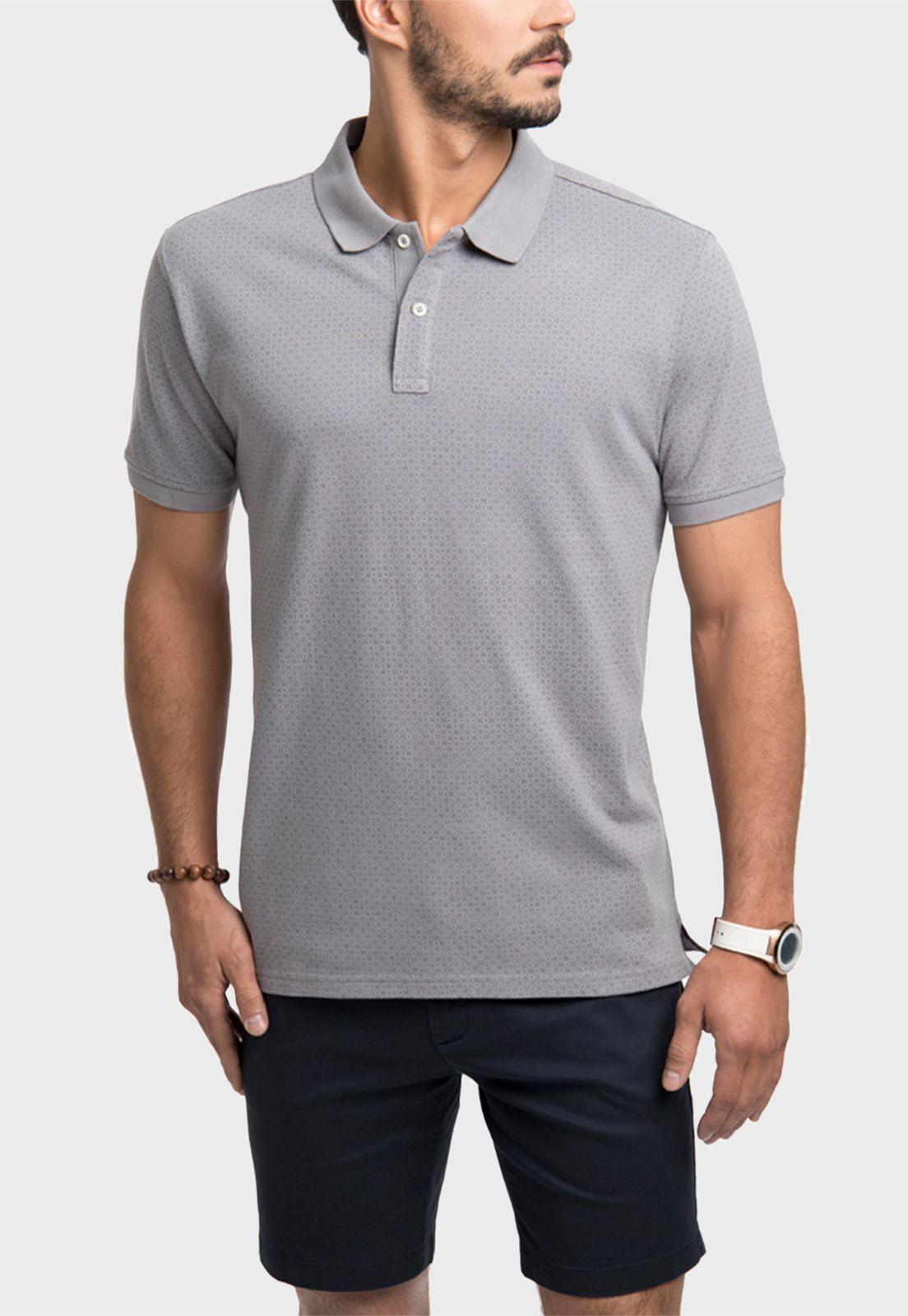 Polera Piqué Print Manga Corta-0