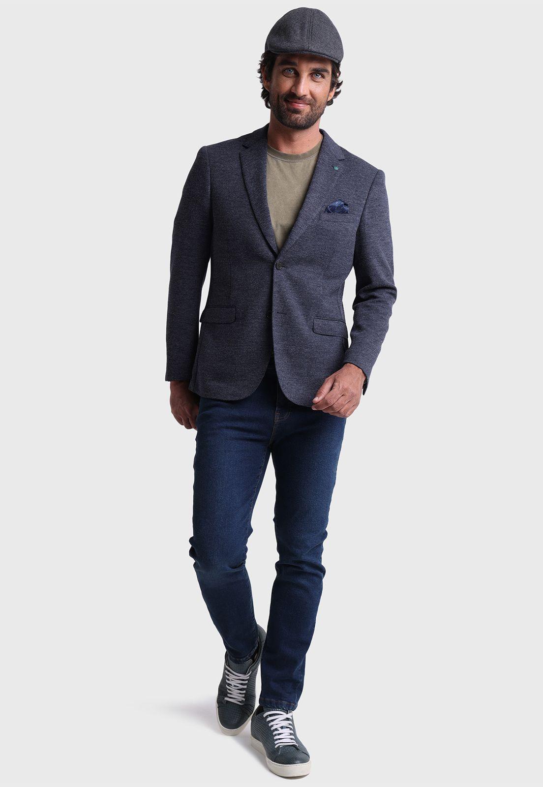 Blazer Knit Casual Arrow-6