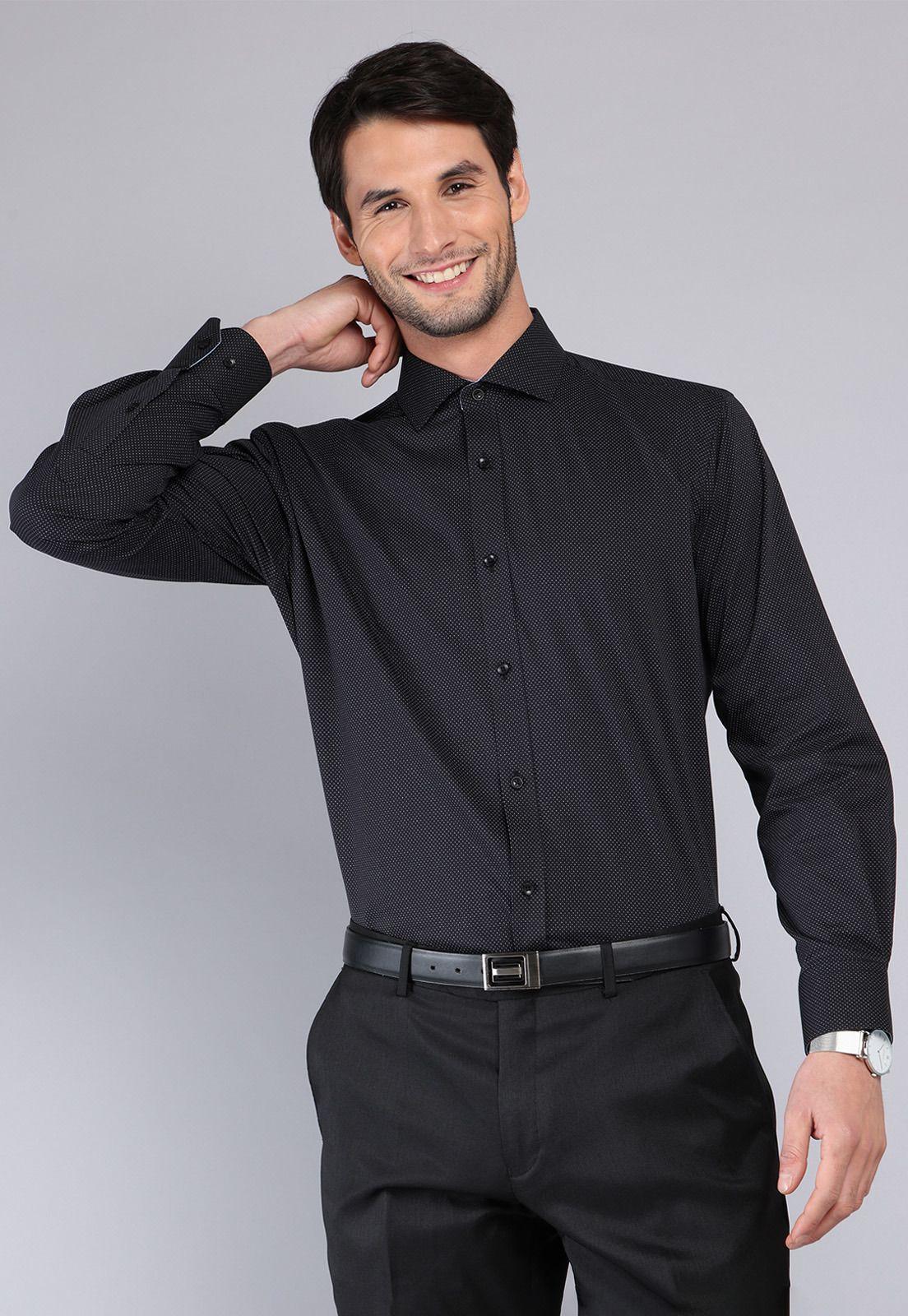 Camisa Formal Print Spandex Arrow ARM0401NE-0