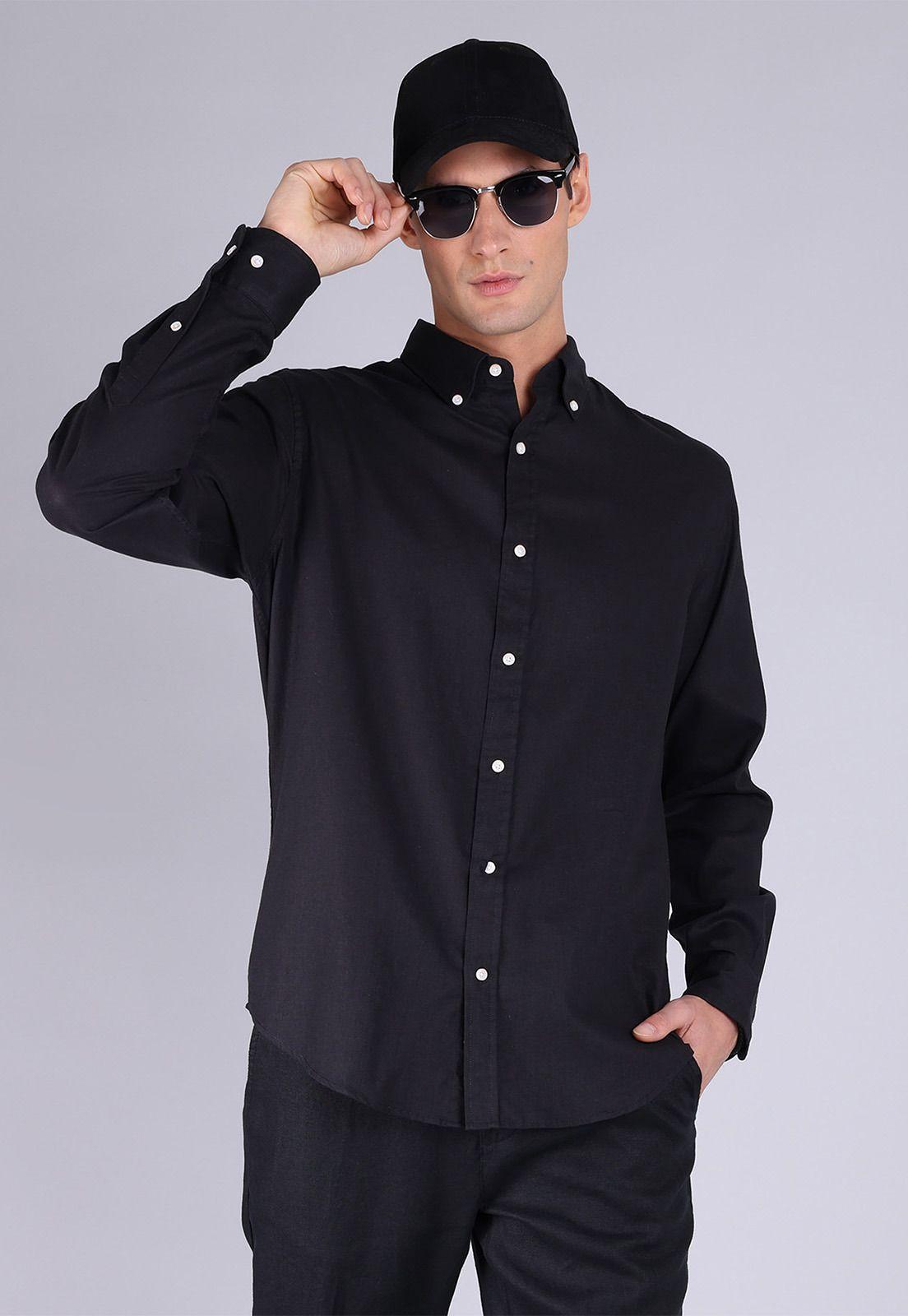 Camisa Lino Manga Larga Arrow CM3057SNE-0