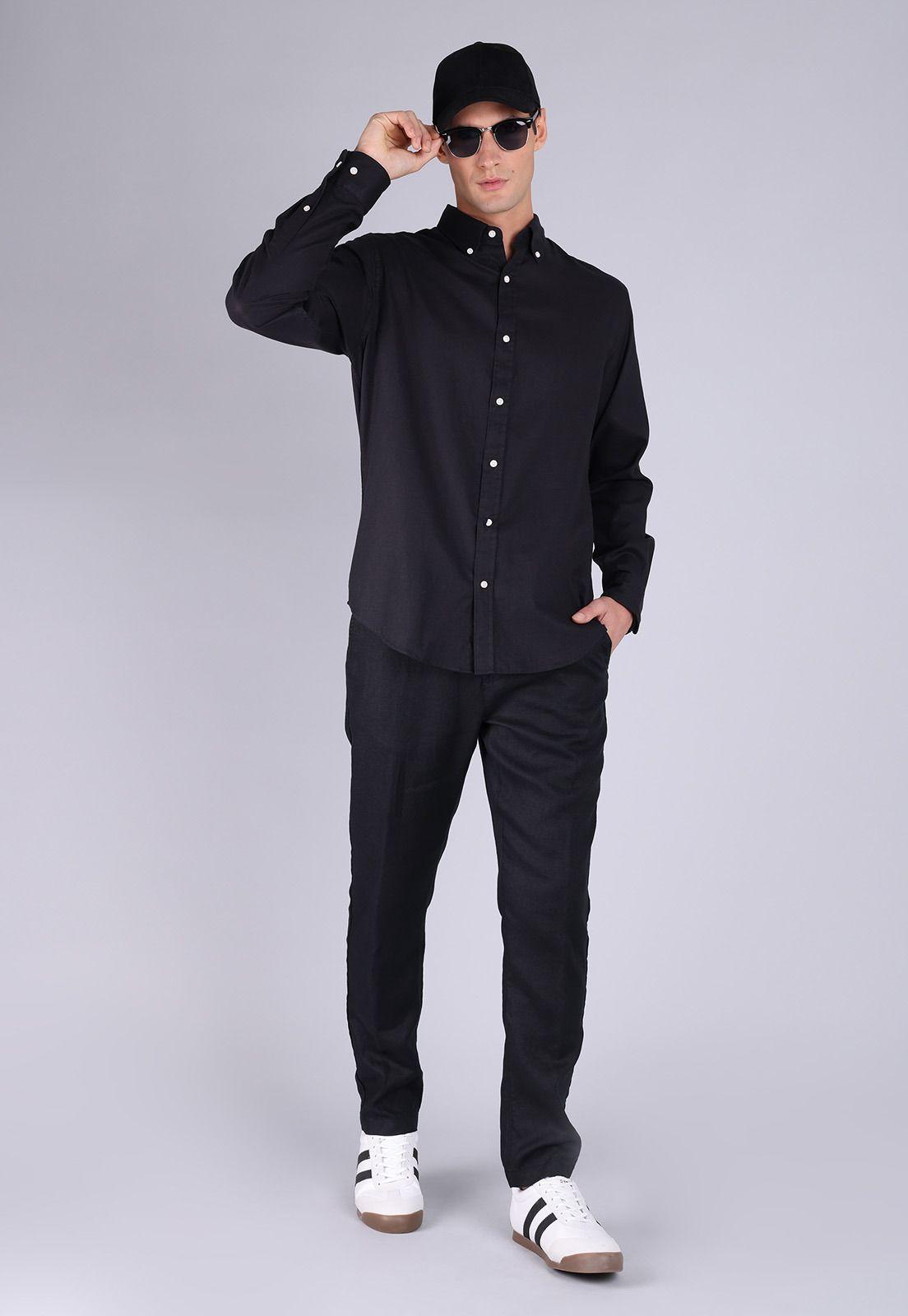 Camisa Lino Manga Larga Arrow CM3057SNE-2