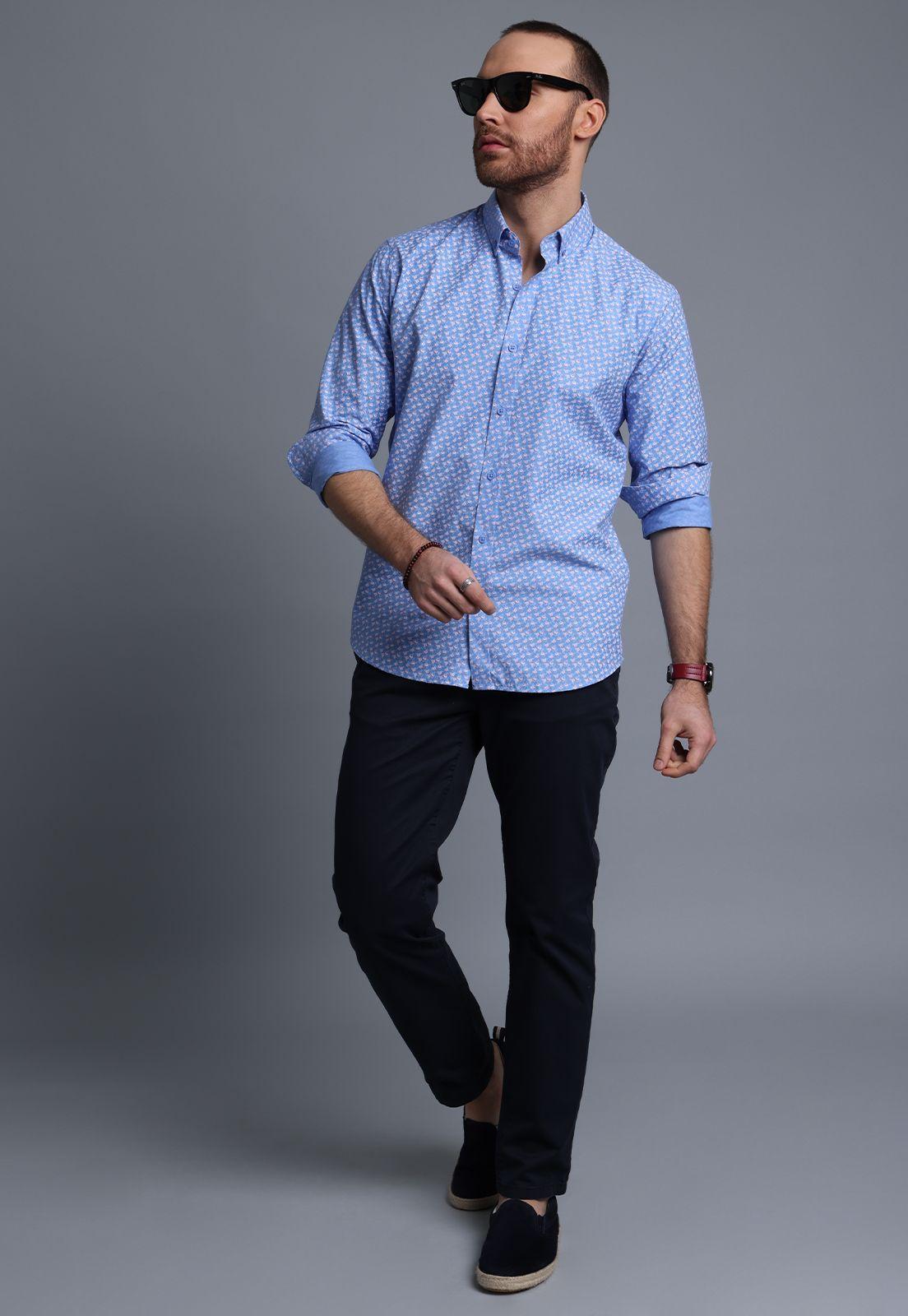 Camisa Print Tailored Arrow-4