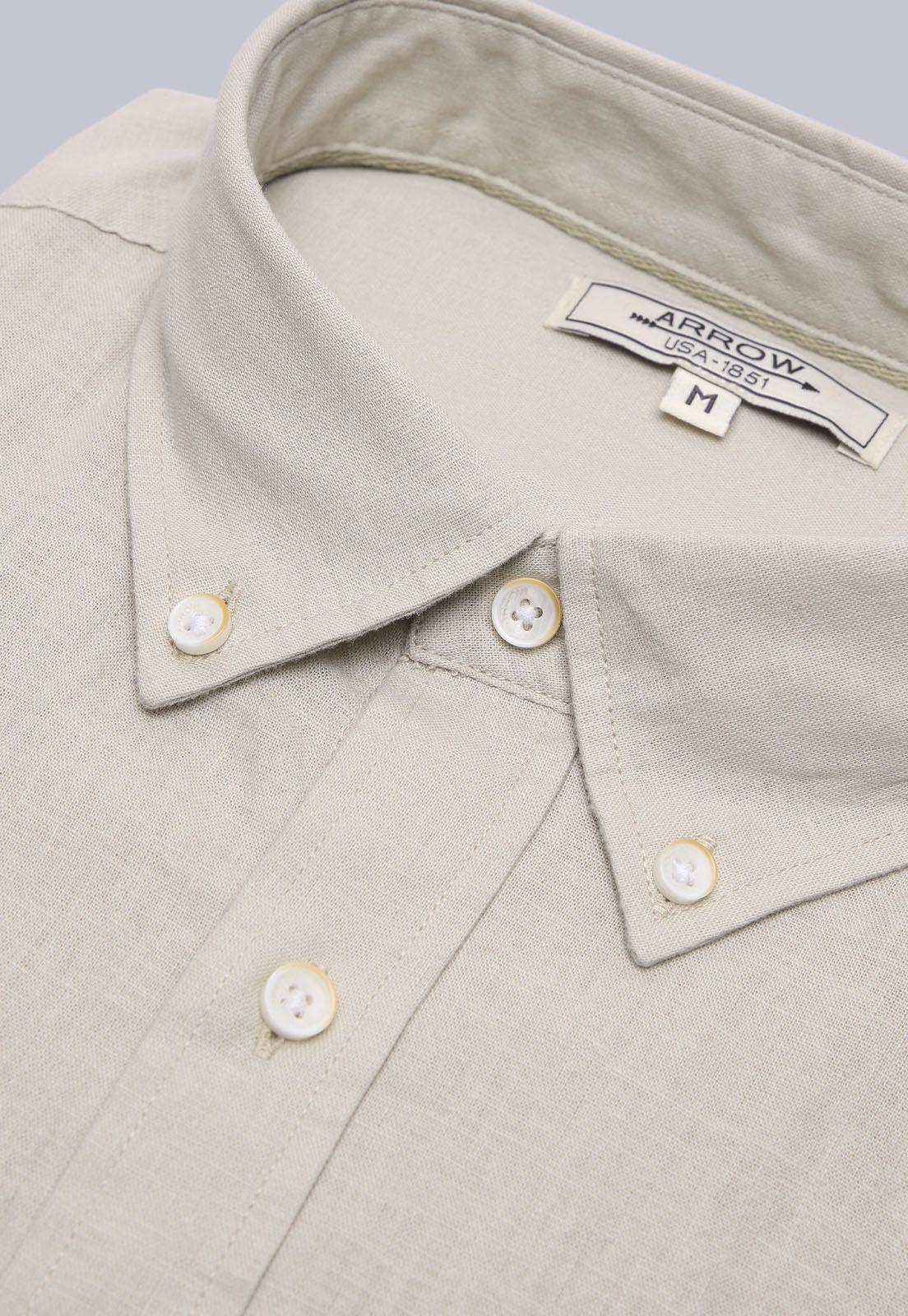 Camisa Lino Manga Corta Arrow CM3058SAR-4
