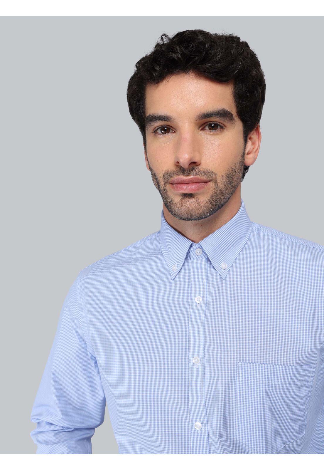 Camisa Formal A Cuadros Van Heusen VHCM555AZ-3