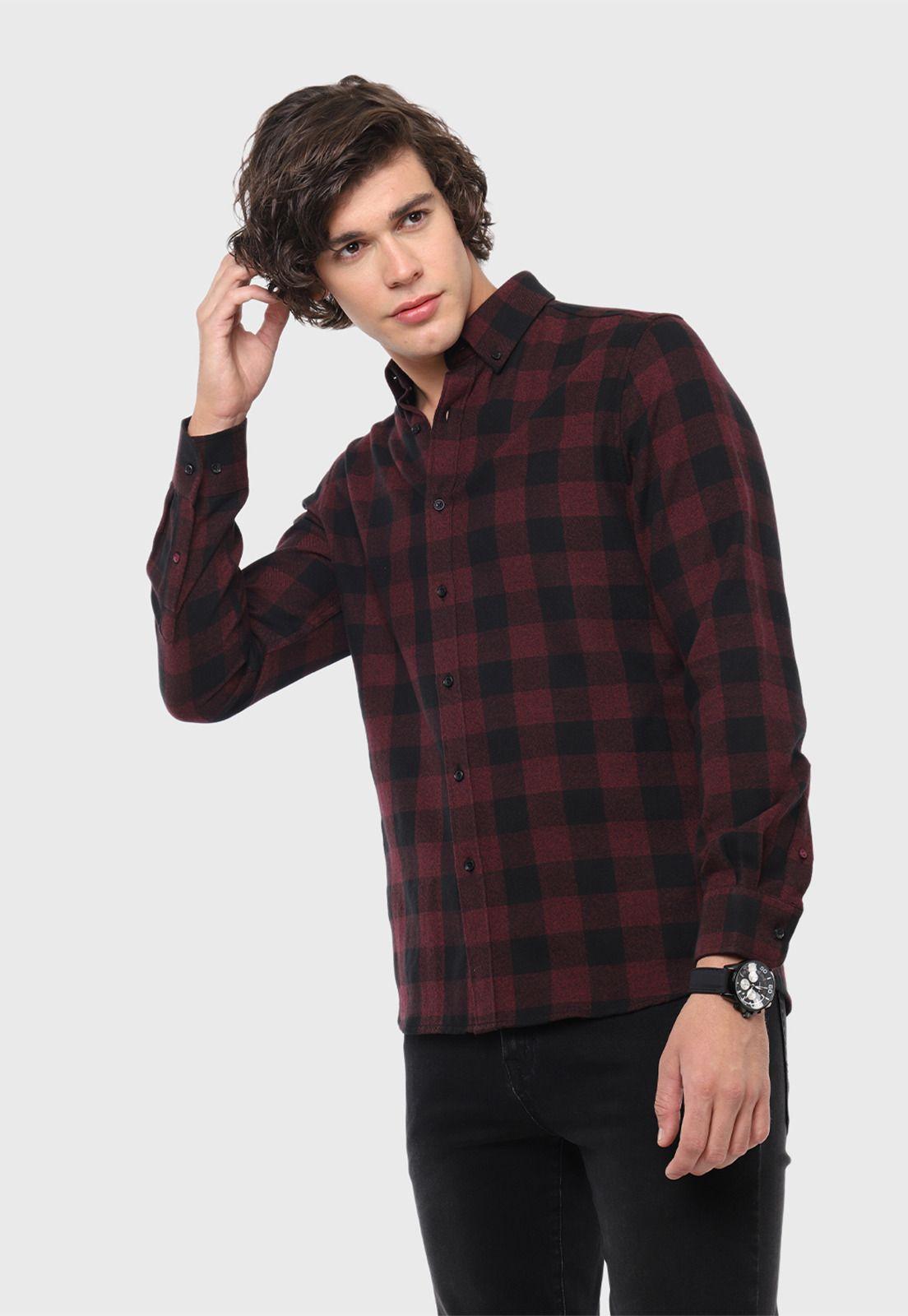 Camisa Casual A Cuadros Arrow-1