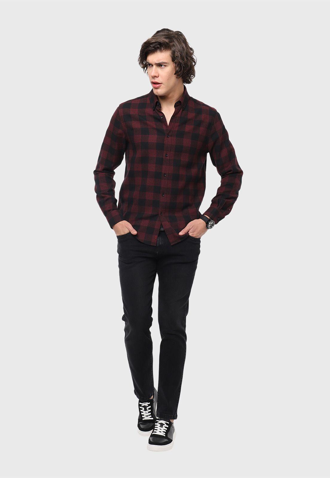 Camisa Casual A Cuadros Arrow-4