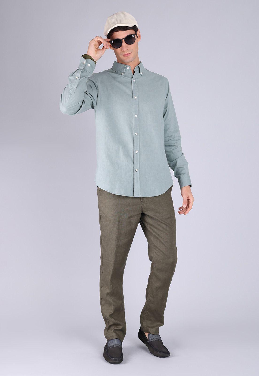 Camisa Lino Manga Larga Arrow CM3057SOL-2
