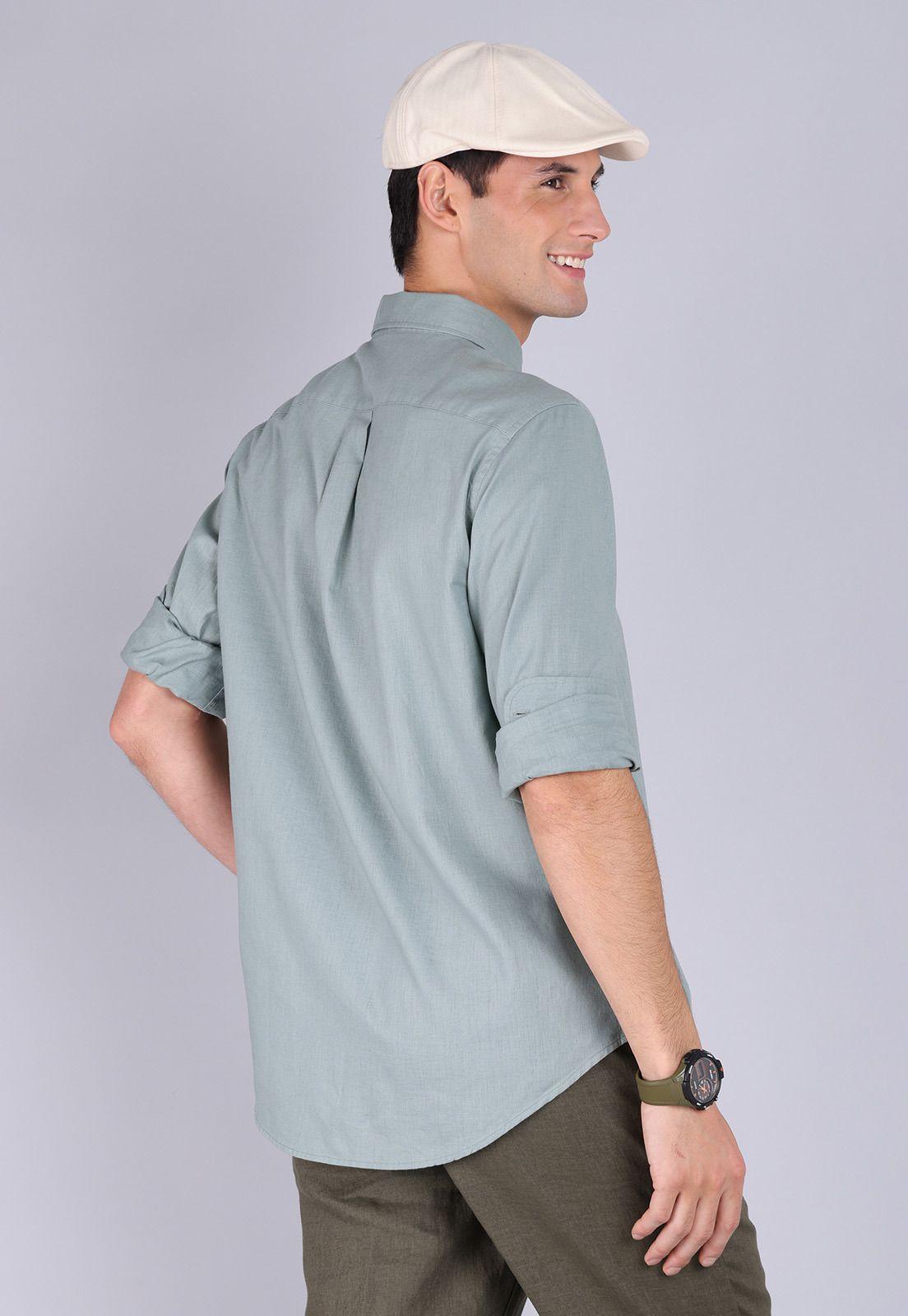 Camisa Lino Manga Larga Arrow CM3057SOL-3