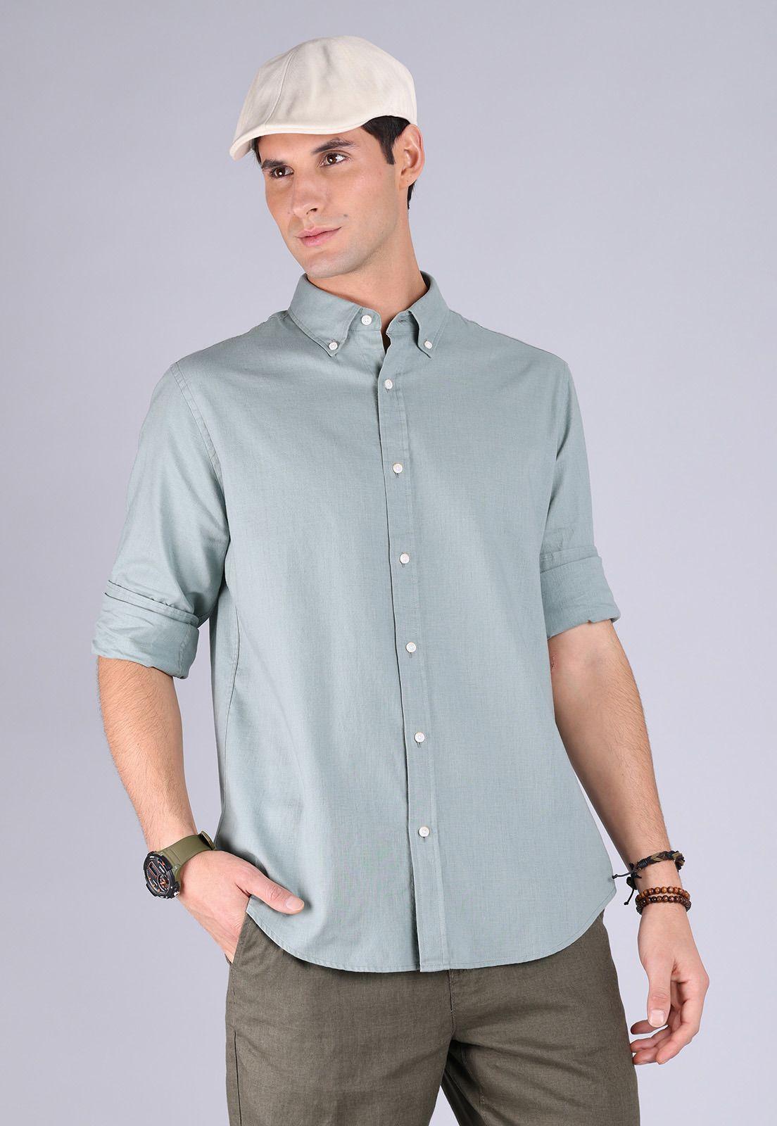 Camisa Lino Manga Larga Arrow CM3057SOL-4