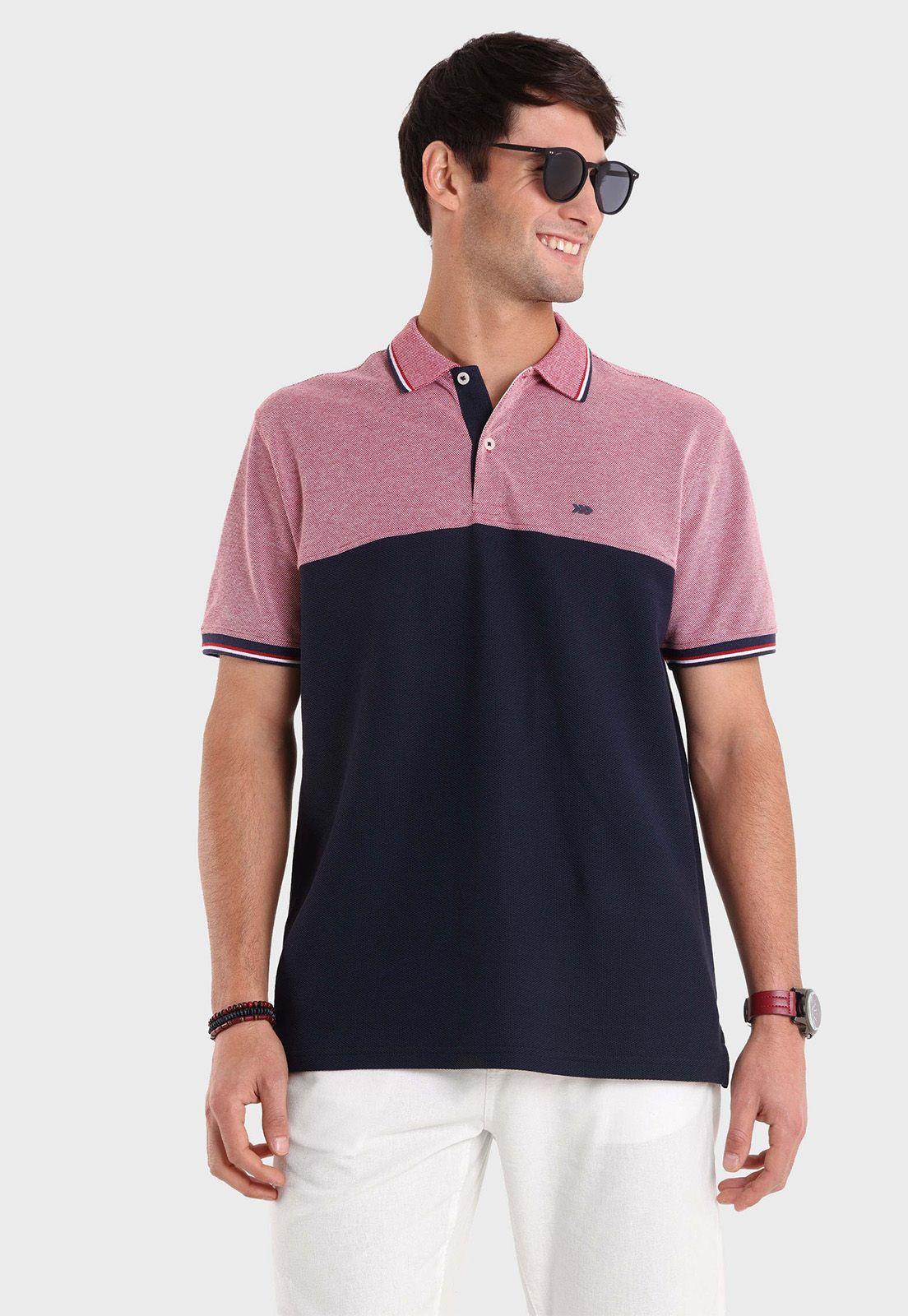 Polera Pique Cuello Polo Bicolor Arrow-0