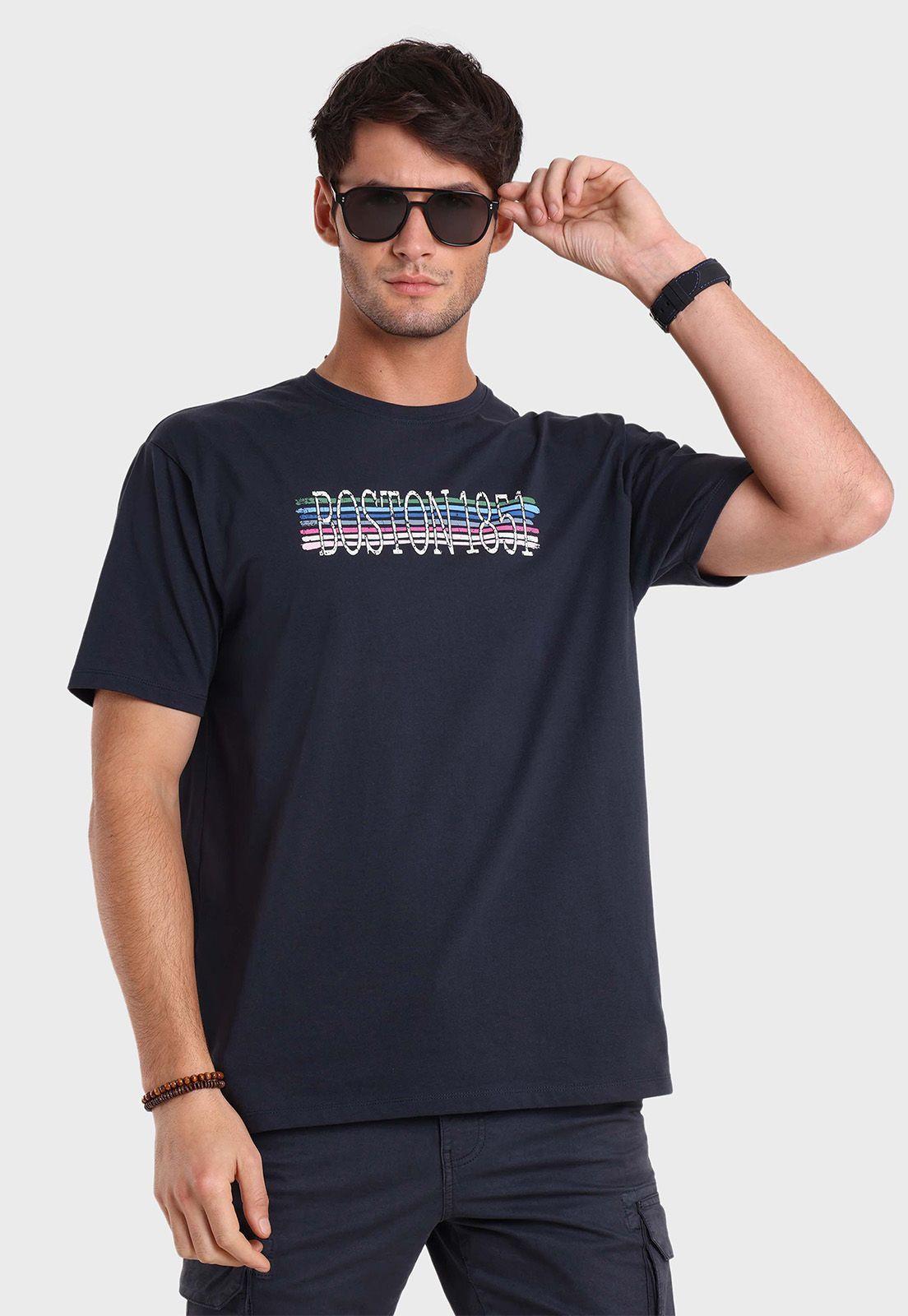 Polera Cuello Redondo Estampada Arrow-4