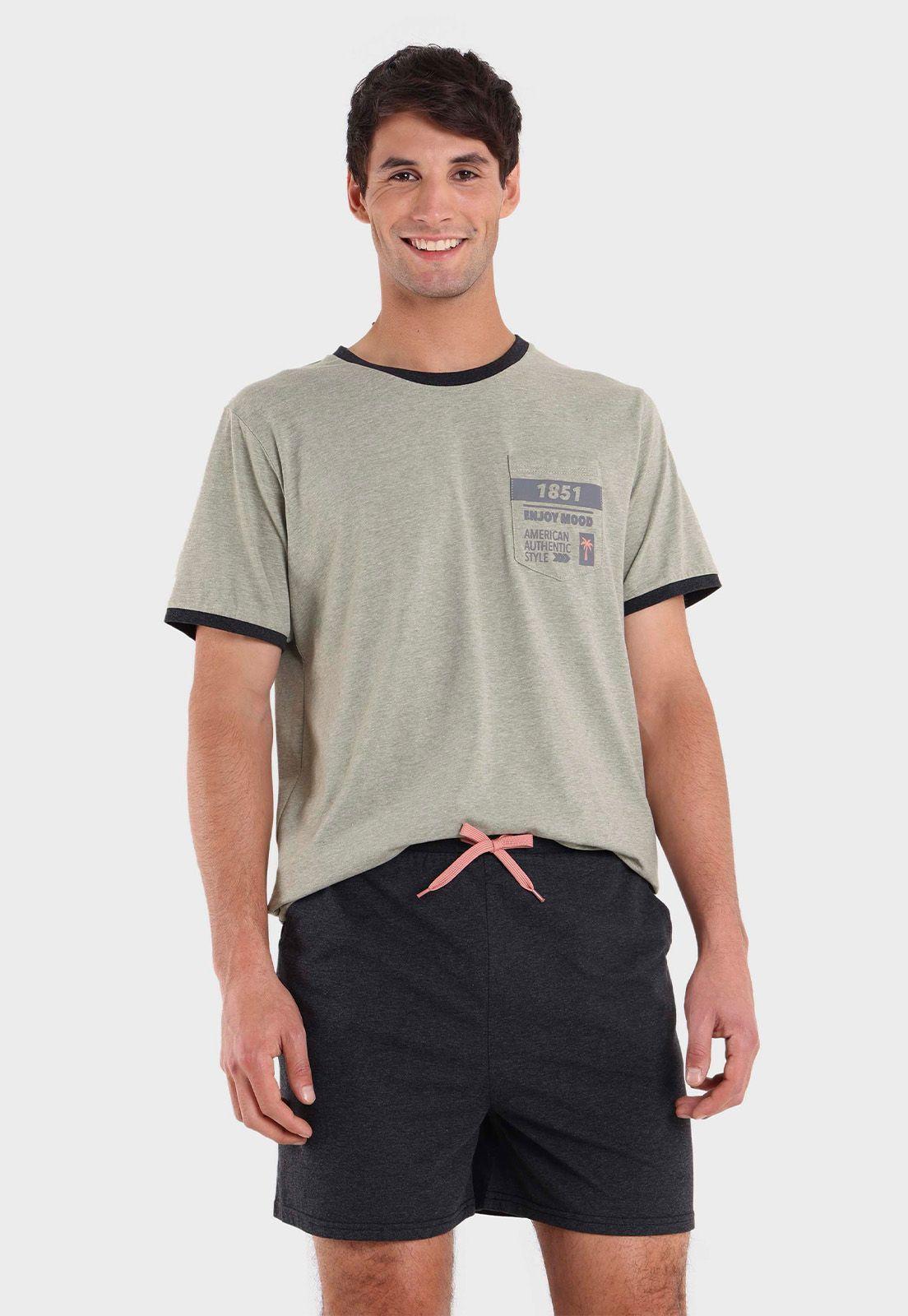 Pijama Corto Cuello Redondo Arrow-0