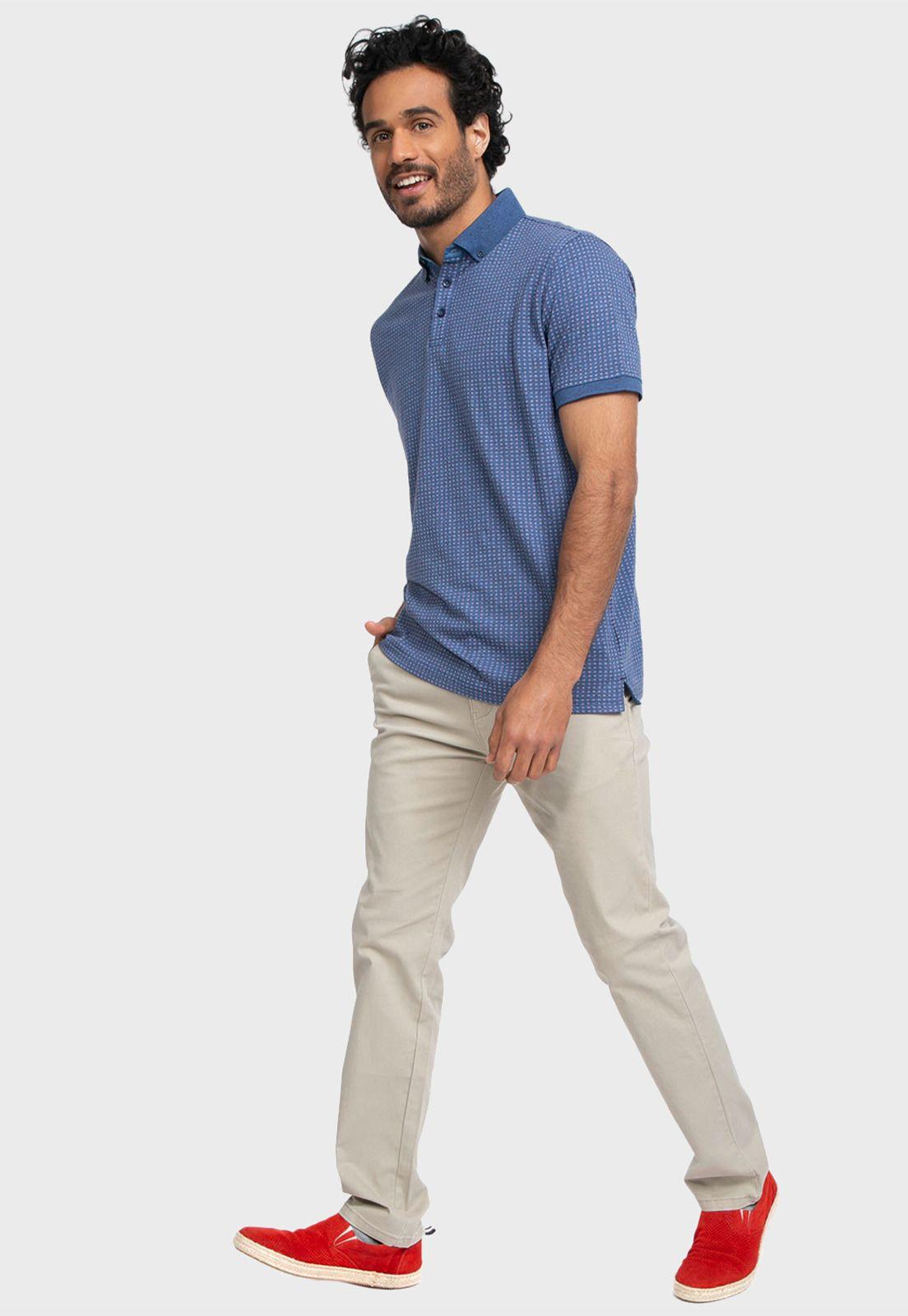 Polera Jersey Dobby Denim Arrow-4