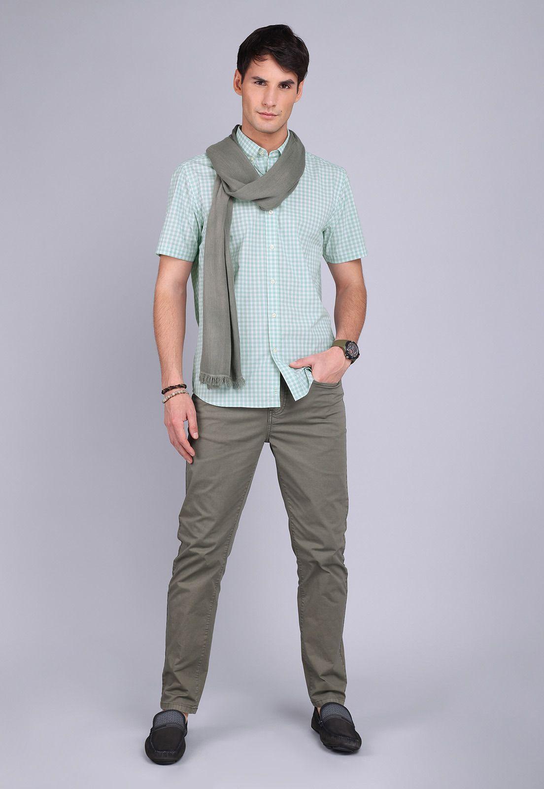Camisa Cuadros Manga Corta Arrow CM3017SVE-3