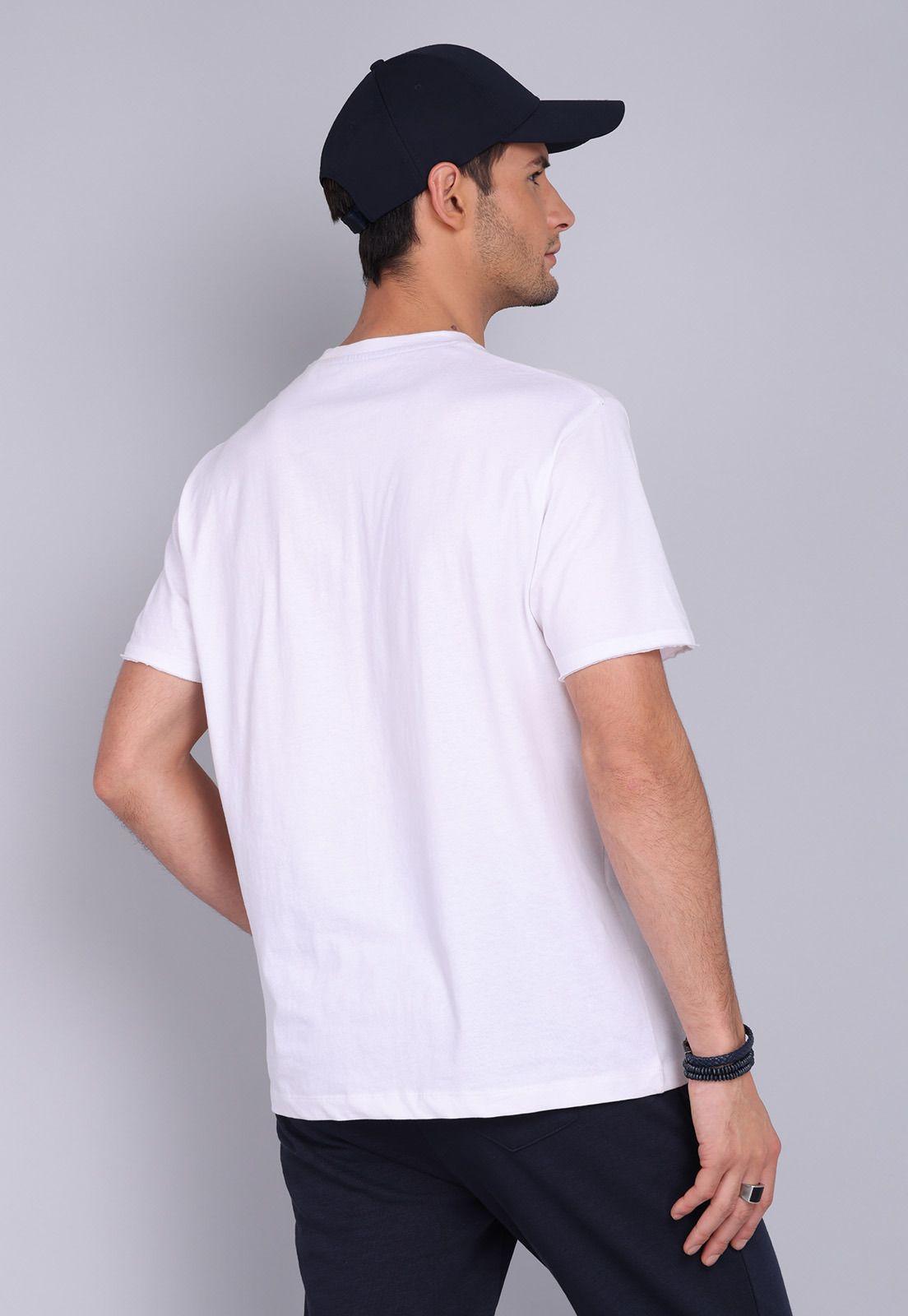 Polera Cuello Redondo Estampada Arrow PO3087SBL-1