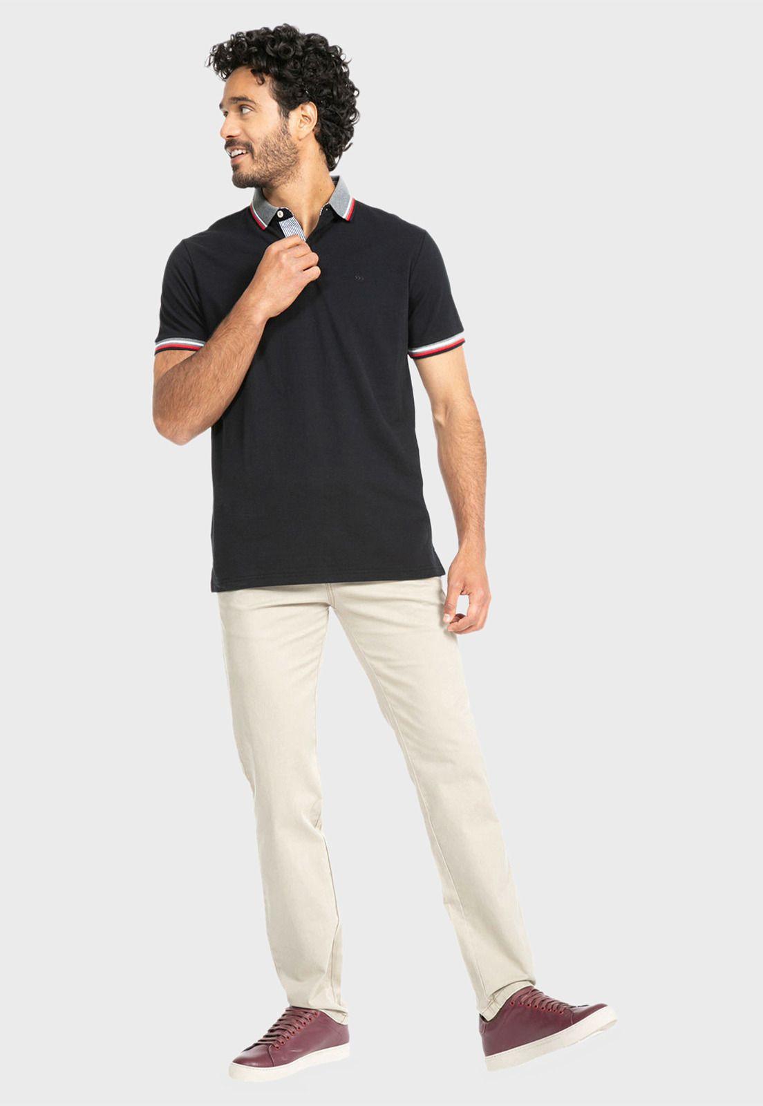 Polera Piqué Manga Corta Arrow-4