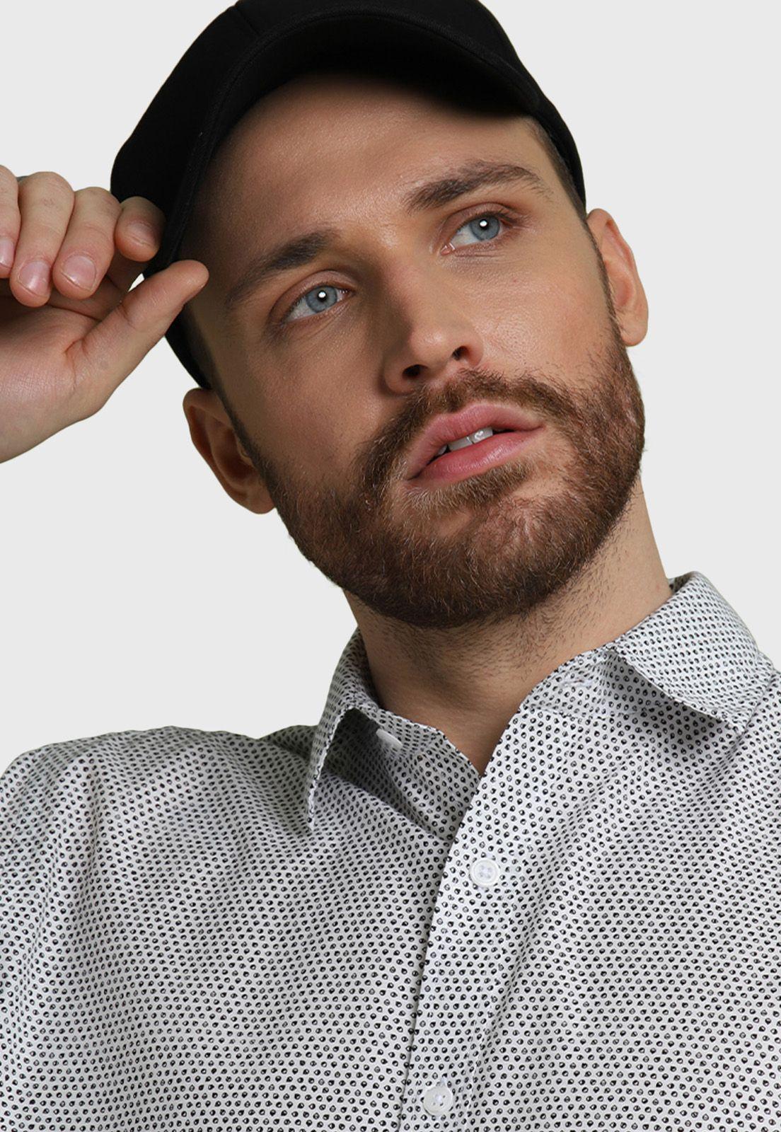 Camisa Mini Print Tailored Arrow-0