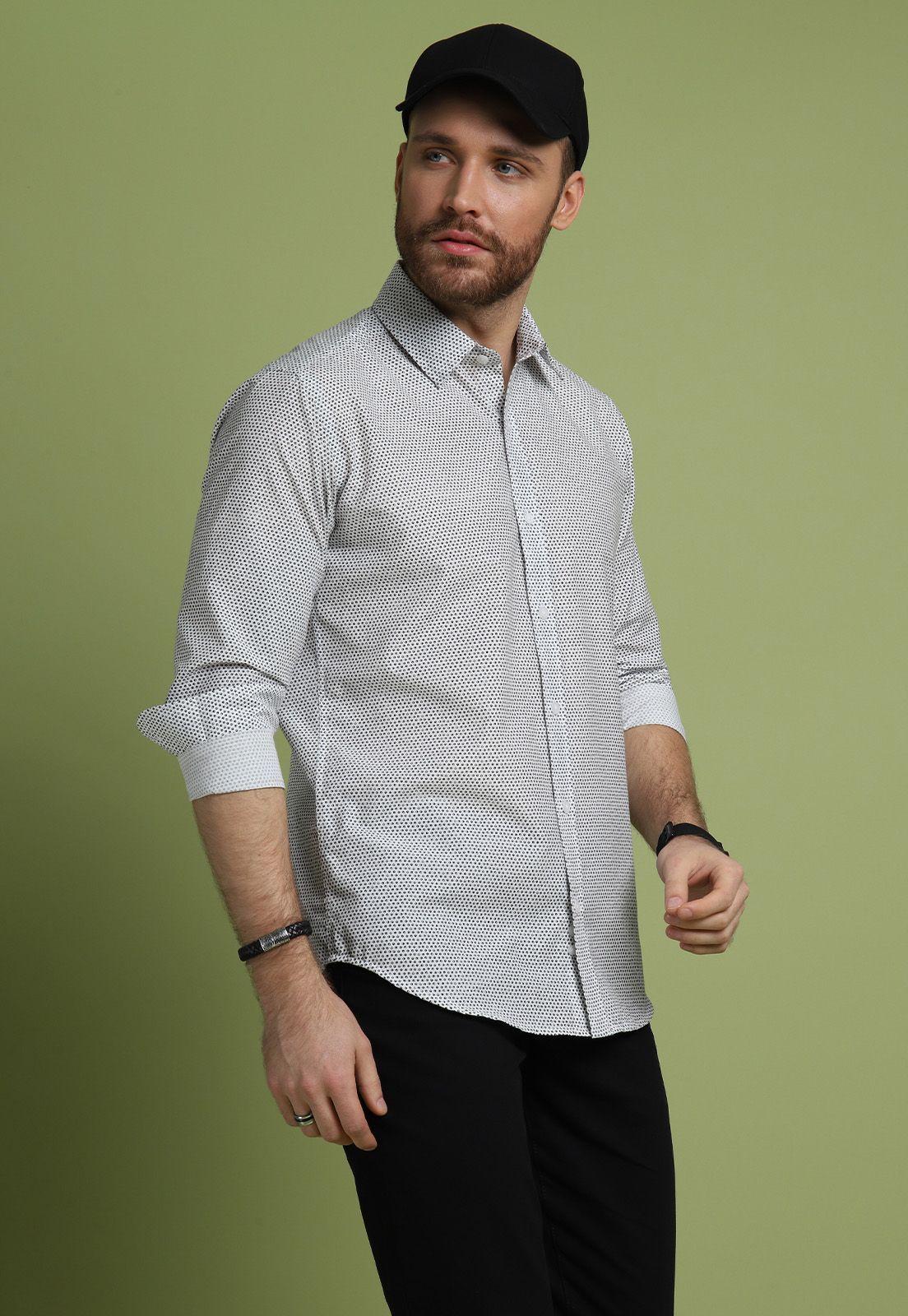 Camisa Mini Print Tailored Arrow-1