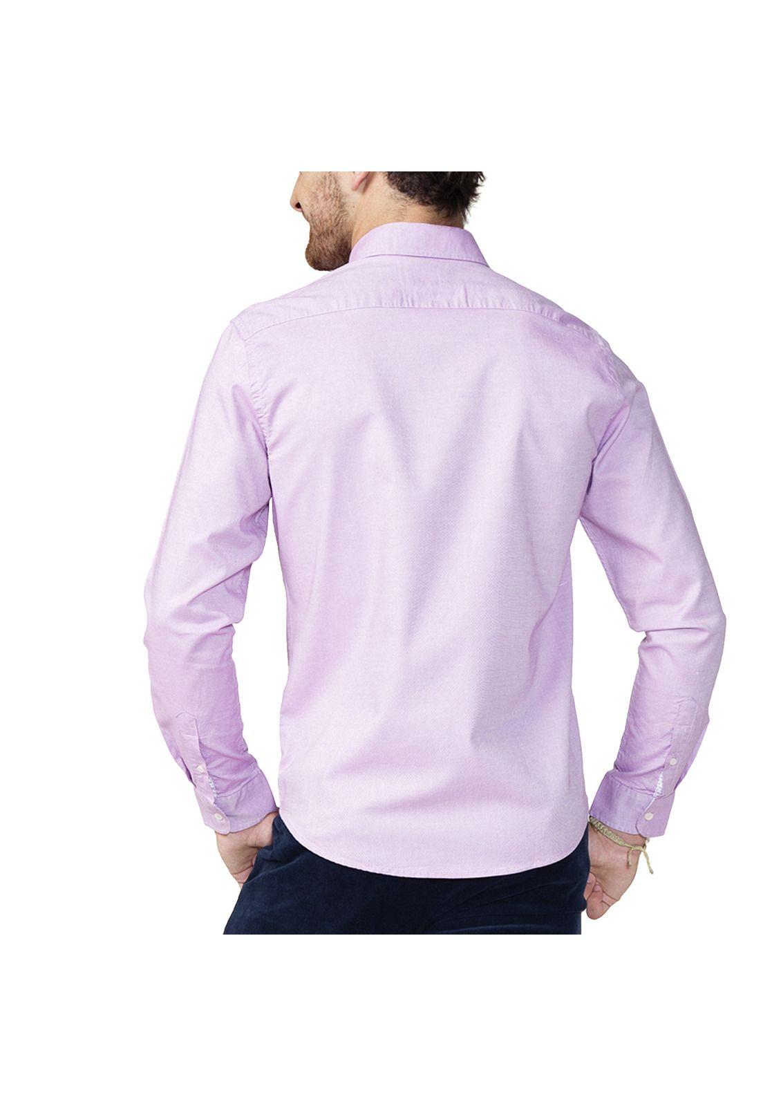 Camisa Oxford Arrow Manga Larga-1