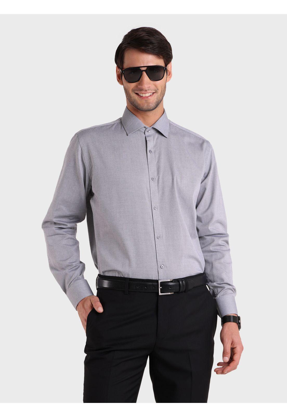 Camisa Formal Texturada Arrow-0
